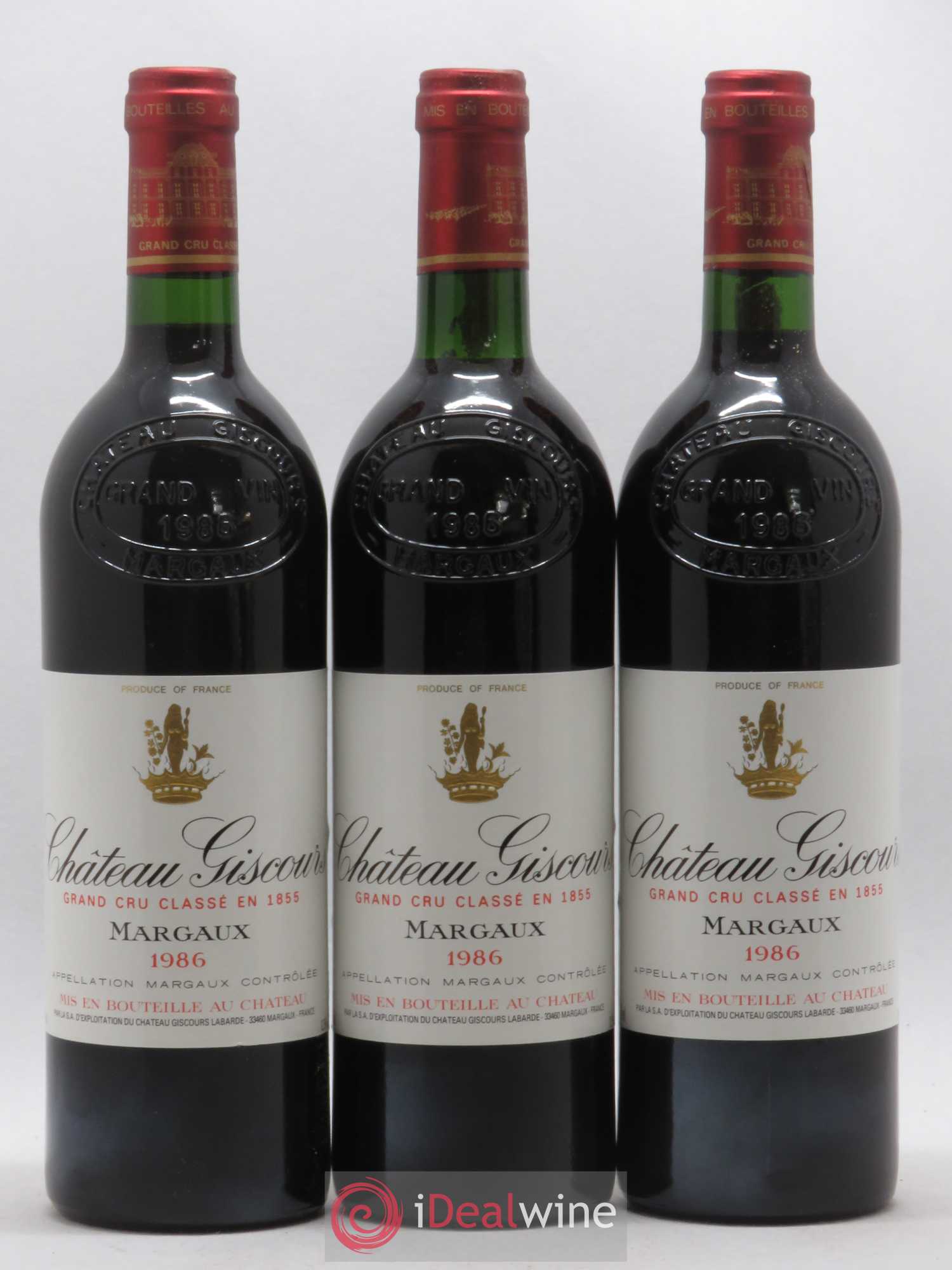 Château Giscours 3ème Grand Cru Classé 1986 - Lot de 12 bouteilles - 3