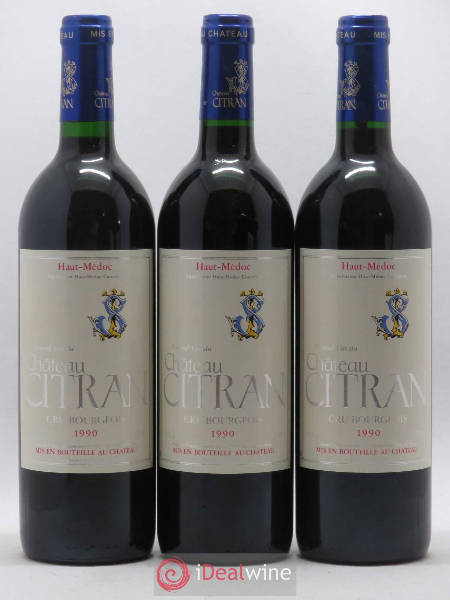 Château Citran Cru Bourgeois 1990 - Lot de 12 bouteilles - 1