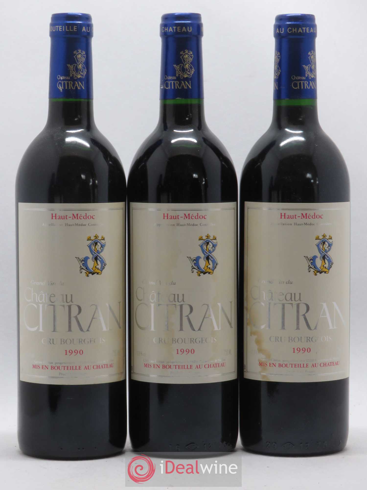 Château Citran Cru Bourgeois 1990 - Lot de 12 bouteilles - 4
