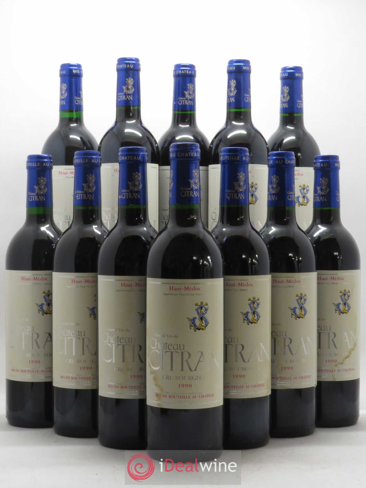 Château Citran Cru Bourgeois 1990 - Lot de 12 bouteilles - 0