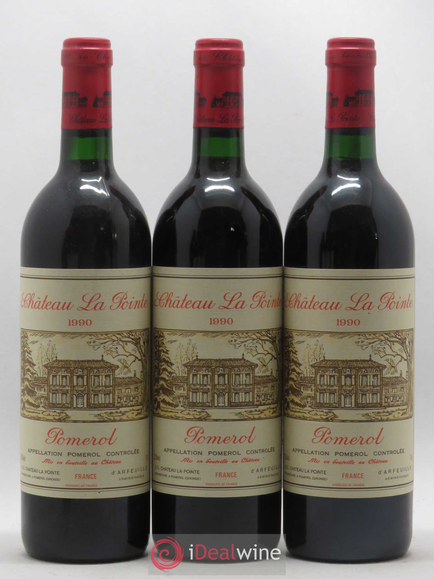 Château la Pointe 1990 - Lot de 12 bouteilles - 2