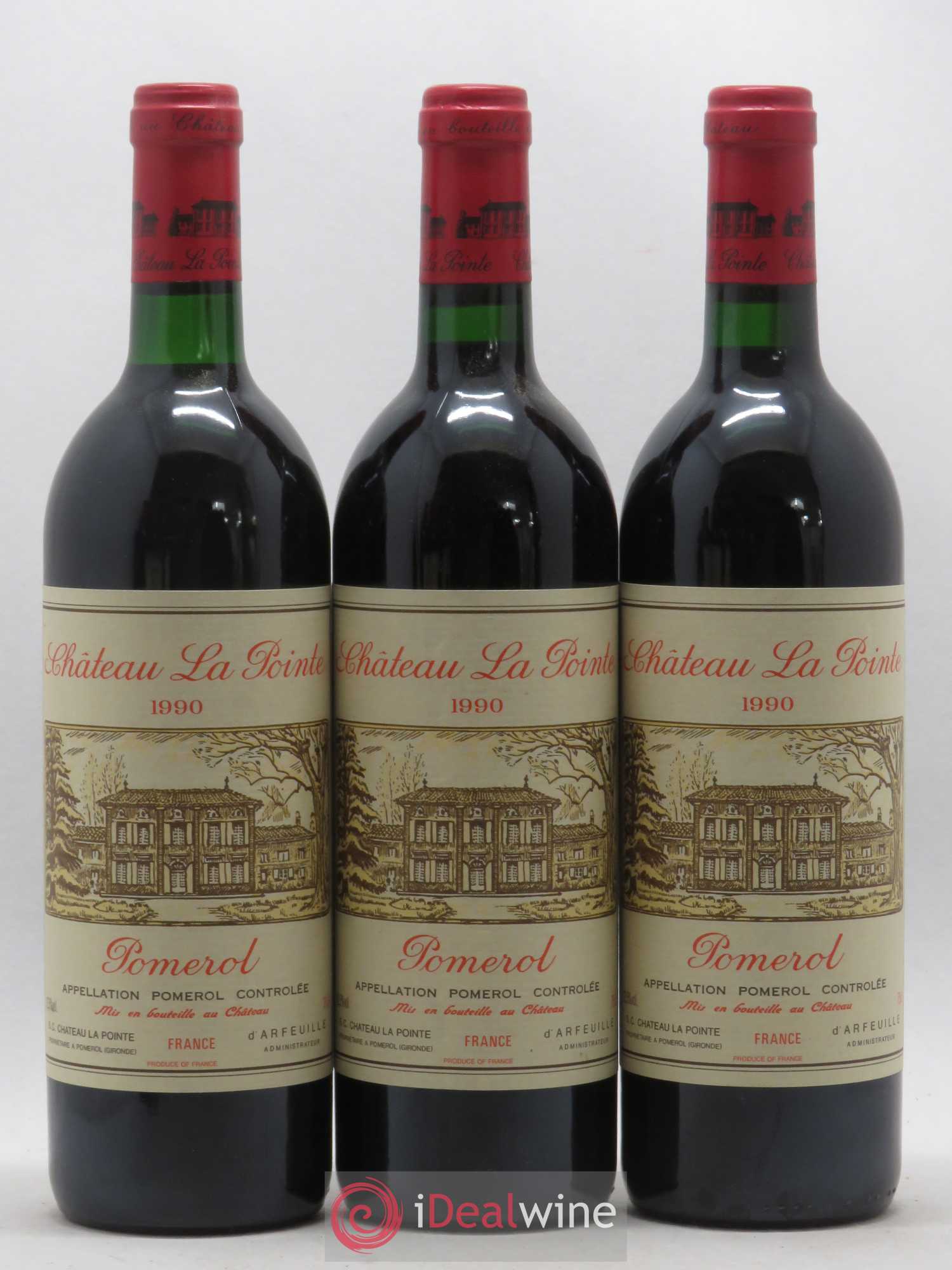 Château la Pointe 1990 - Lot de 12 bouteilles - 4