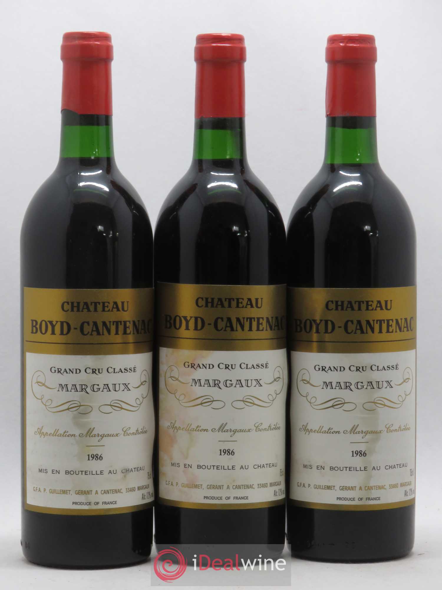 Château Boyd Cantenac 3ème Grand Cru Classé 1986 - Lot de 12 bouteilles - 4