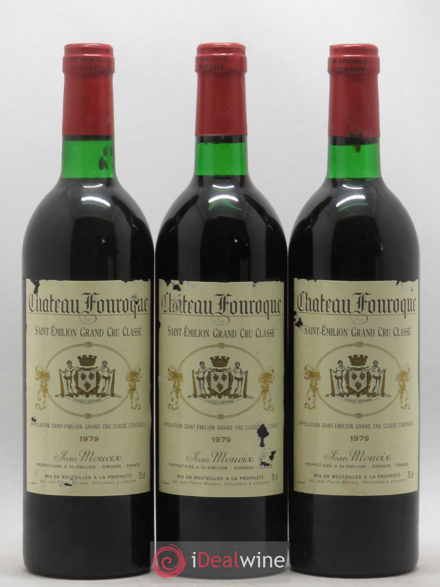 Château Fonroque Grand Cru Classé 1979 - Lot de 12 bouteilles - 1