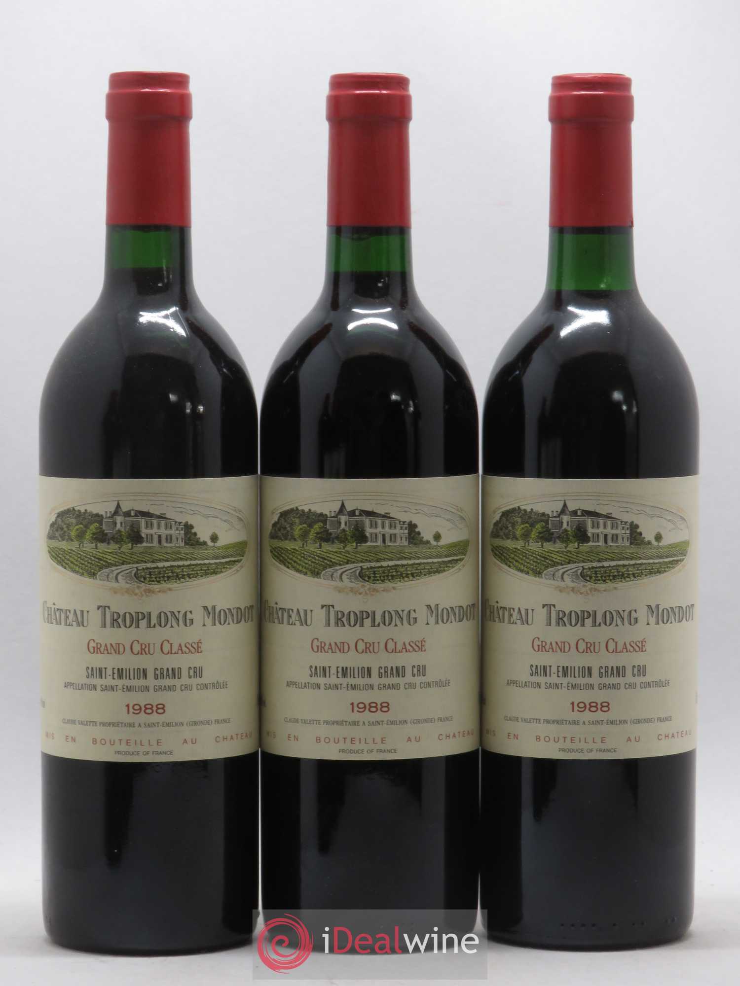 Château Troplong Mondot 1er Grand Cru Classé B 1988 - Lot de 12 bouteilles - 4
