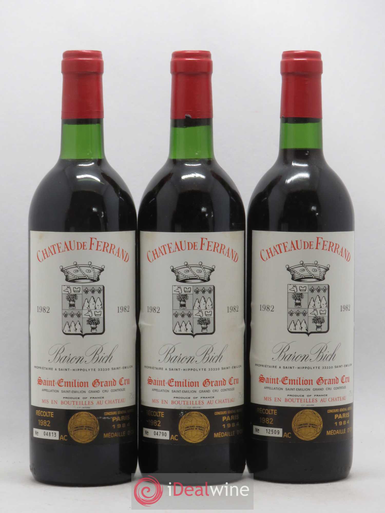 Château de Ferrand Grand Cru Classé 1982 - Lot de 12 bouteilles - 4