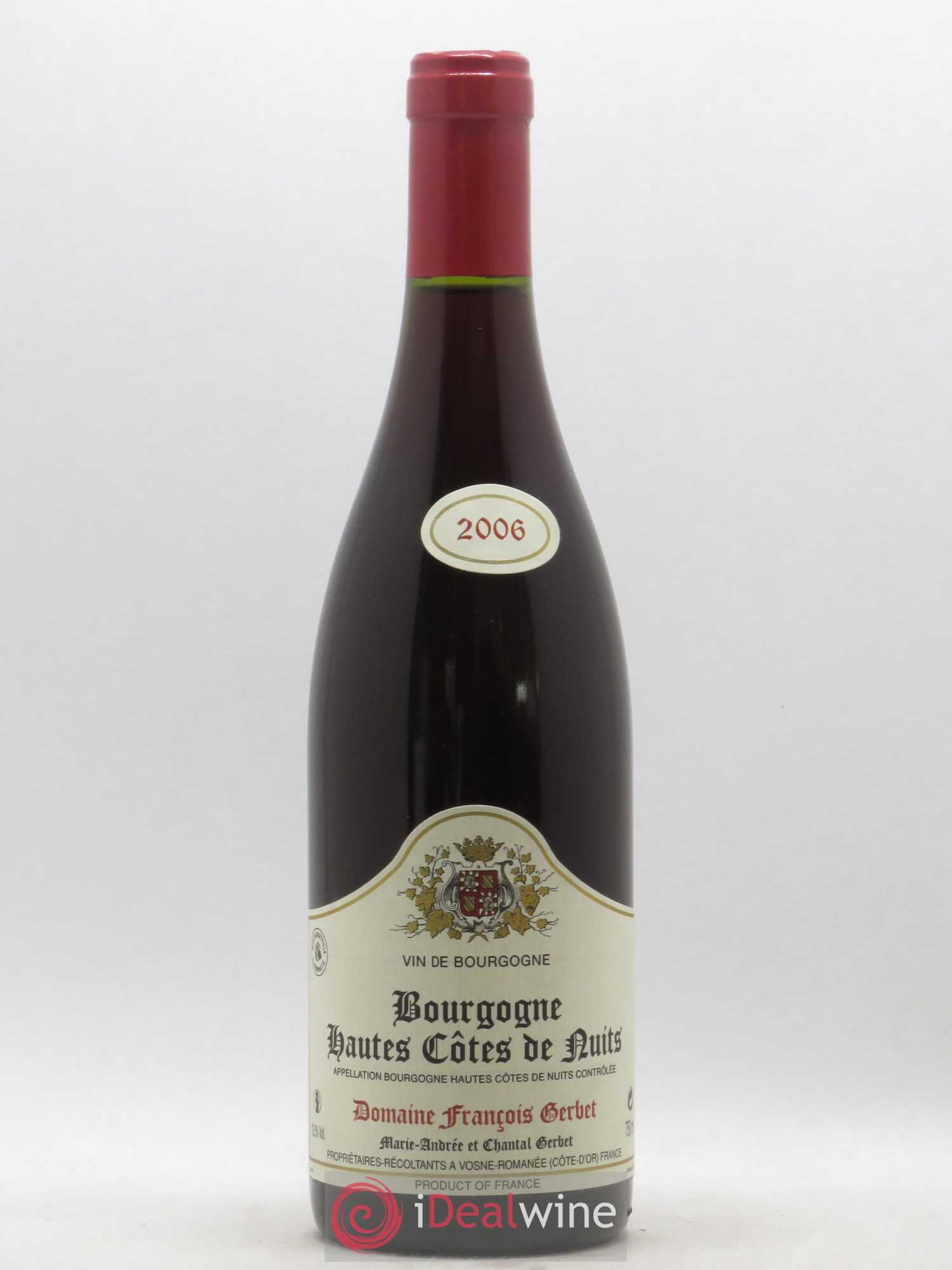 Hautes-Côtes de Nuits Francois Gerbet 2006 - Posten von 1 Flasche - 0