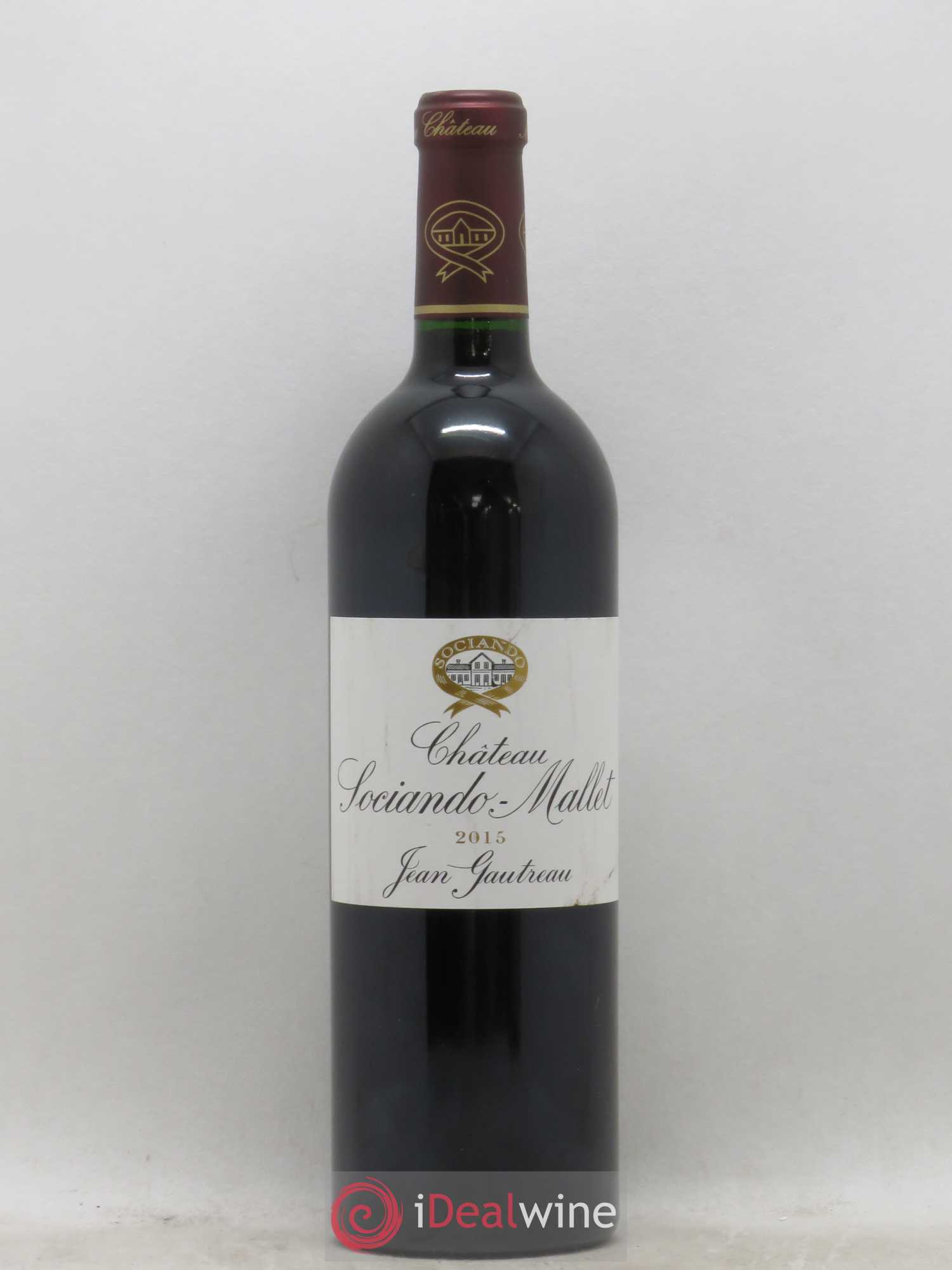 Château Sociando Mallet 2015 - Lot de 1 bouteille - 0