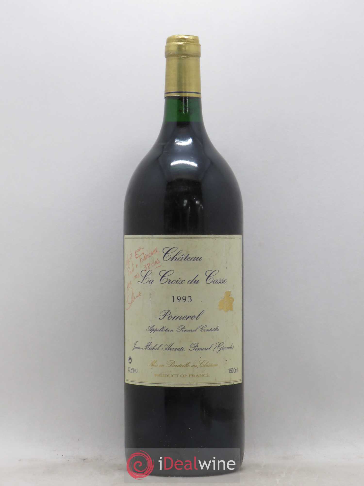Château la Croix du Casse 1993 - Lot de 1 magnum - 0