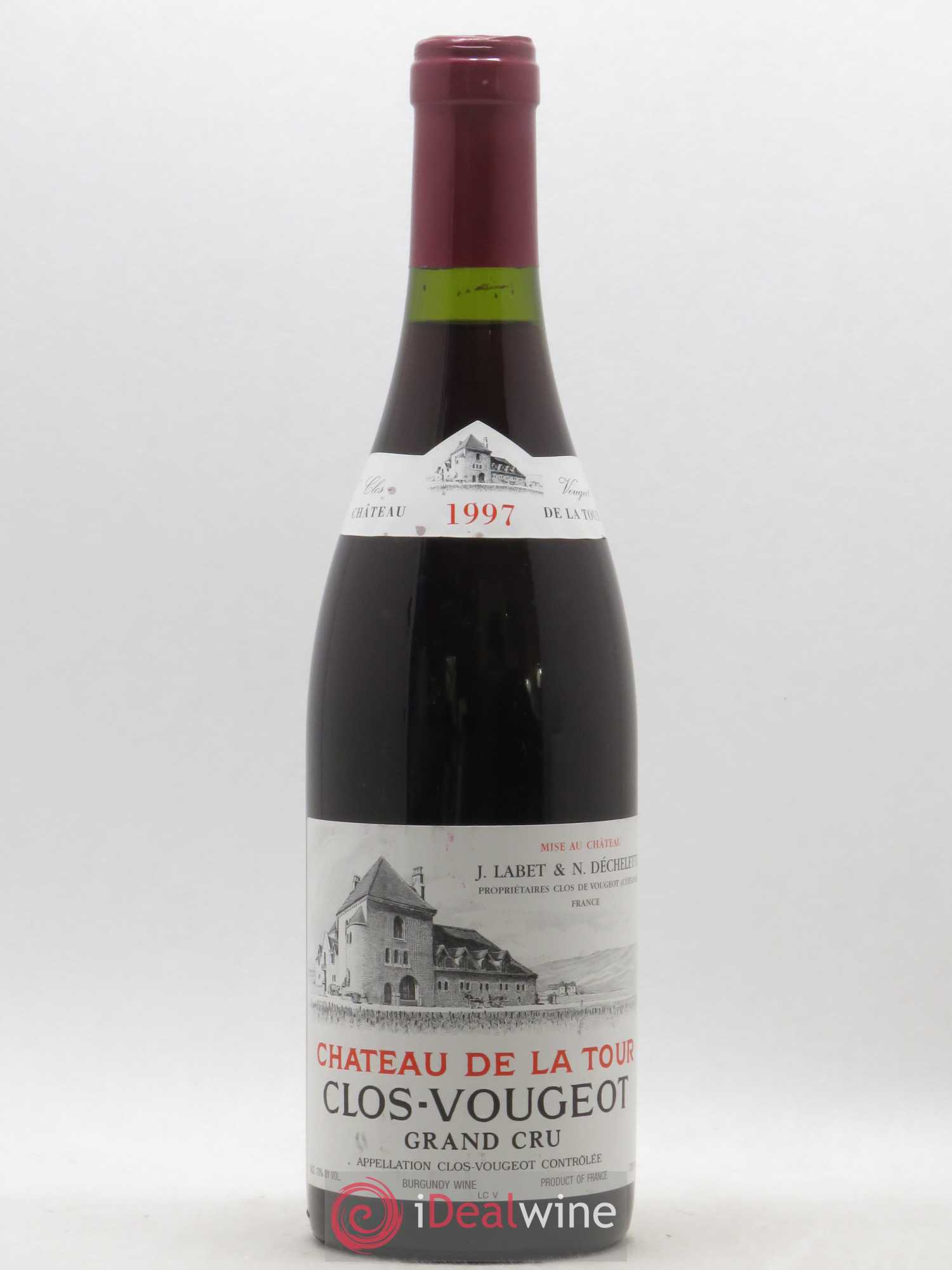Clos de Vougeot Grand Cru Château de La Tour 1997 - Lot de 1 bouteille - 0