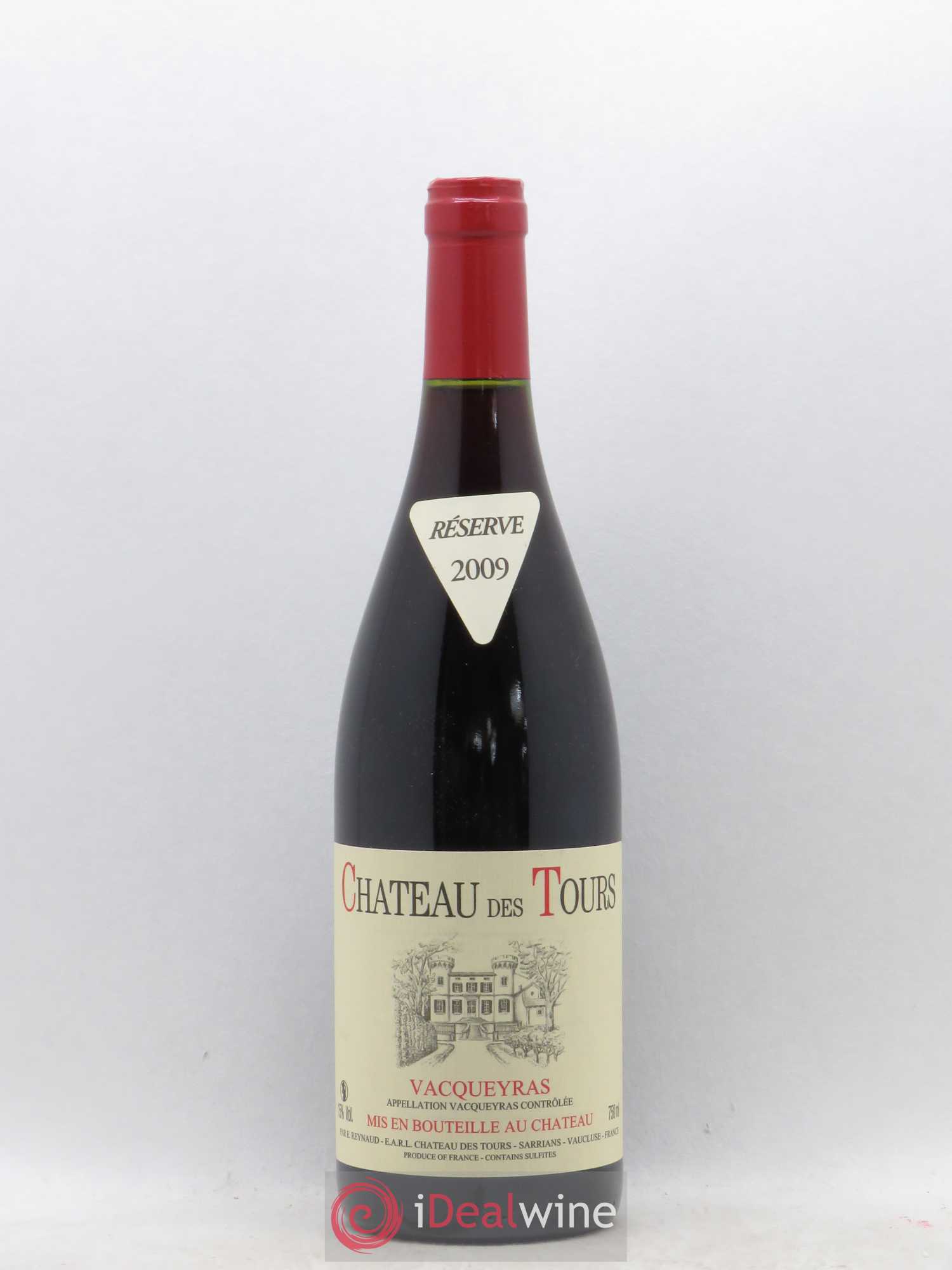 Vacqueyras Château des Tours Emmanuel Reynaud 2009 - Lot de 1 bouteille - 0