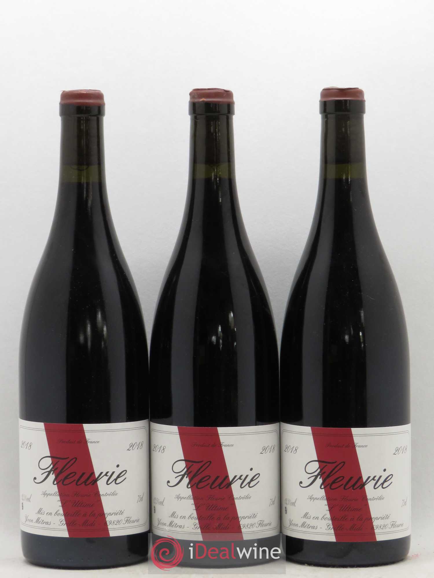 Fleurie l'Ultime Yvon Métras 2018 - Lot de 3 bouteilles - 0