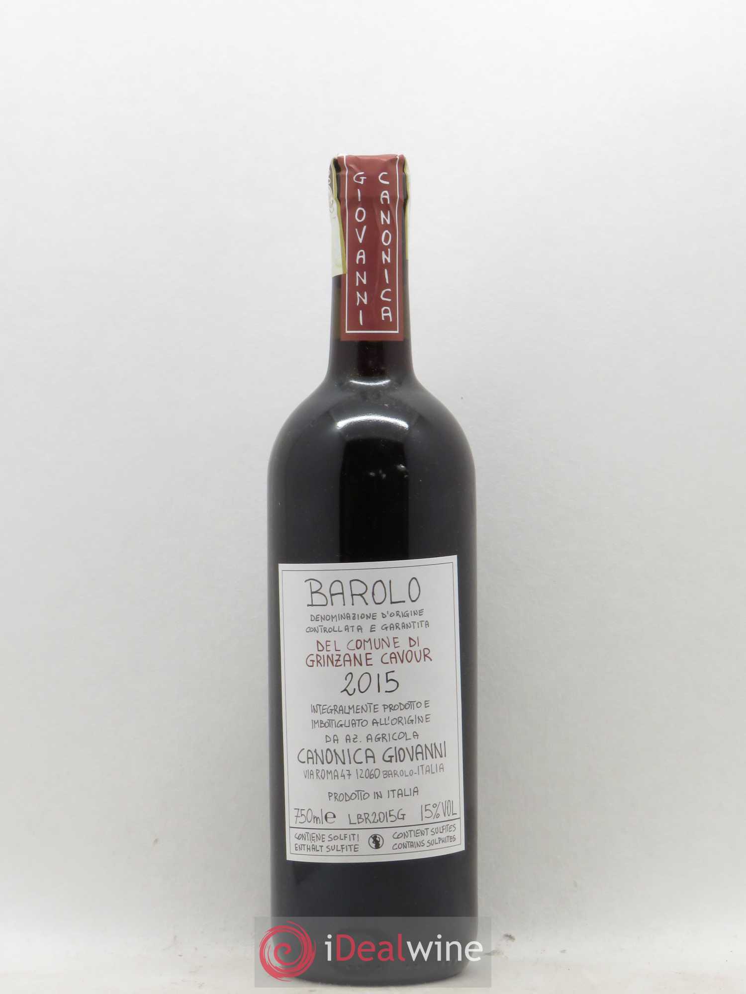 Barolo Giovani Canonica Grinzane Cavour 2015 - Posten von 1 Flasche - 0