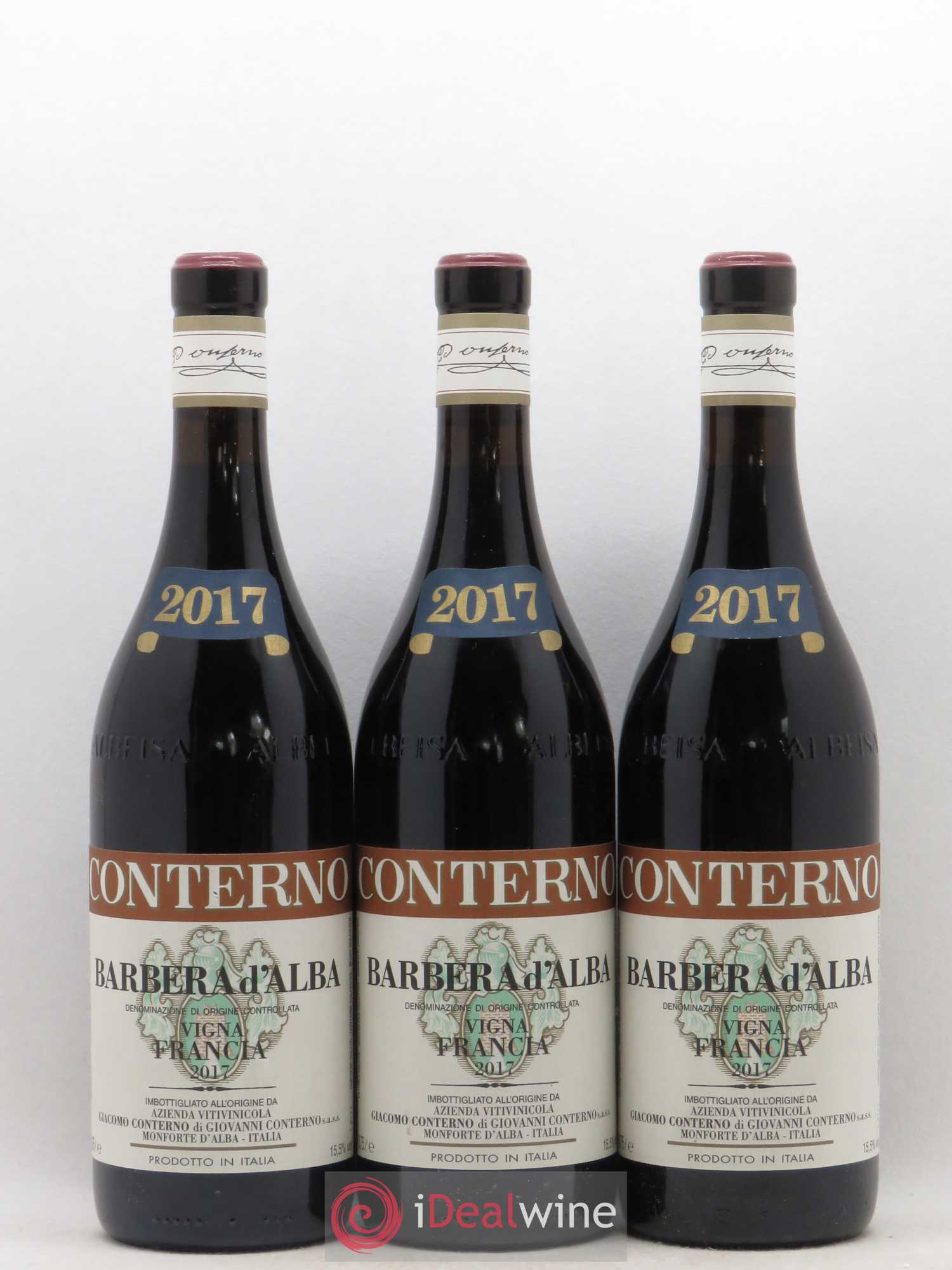 Barbera d'Alba DOC Giacomo Conterno 2017 - Lotto di 3 bottiglie - 0