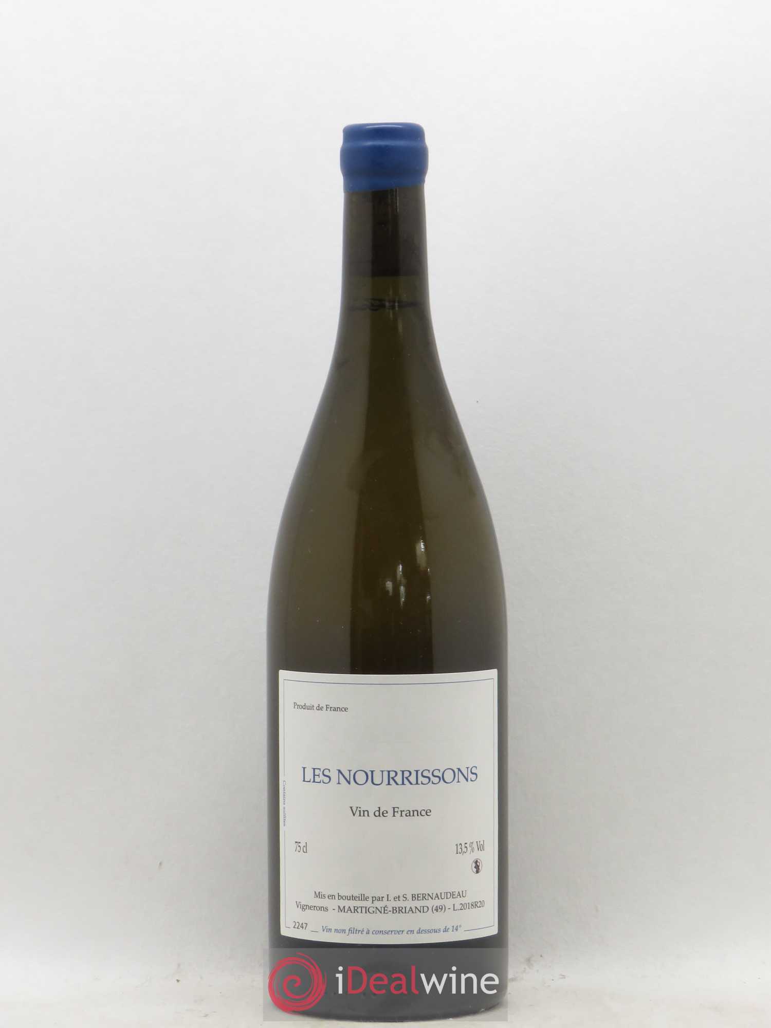 Vin de France Les Nourrissons Stéphane Bernaudeau 2018 - Lot de 1 bouteille - 0