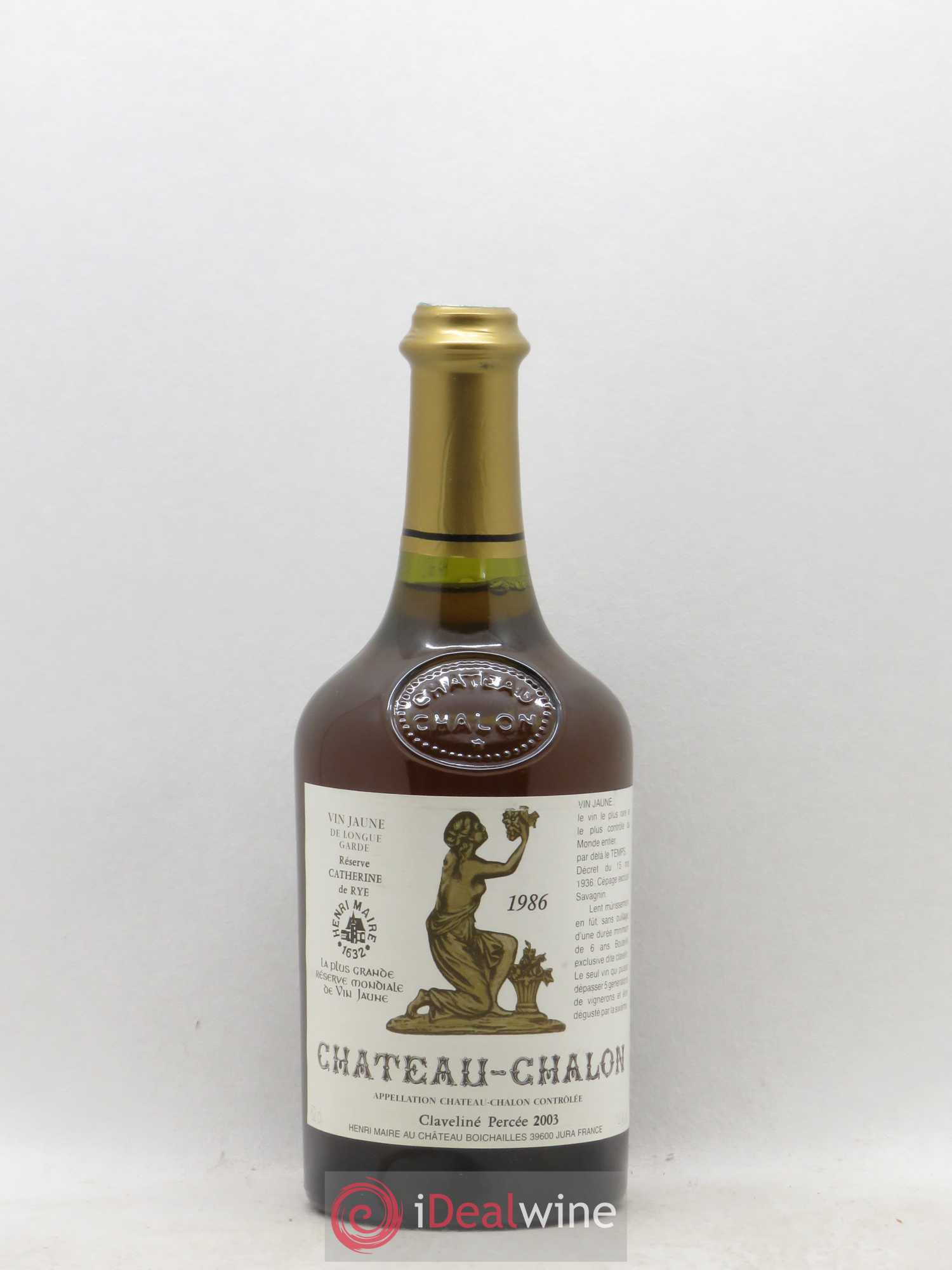 Château-Chalon Réserve Cathérine de Rye Henri Maire 1986 - Posten von 1 Flasche - 0