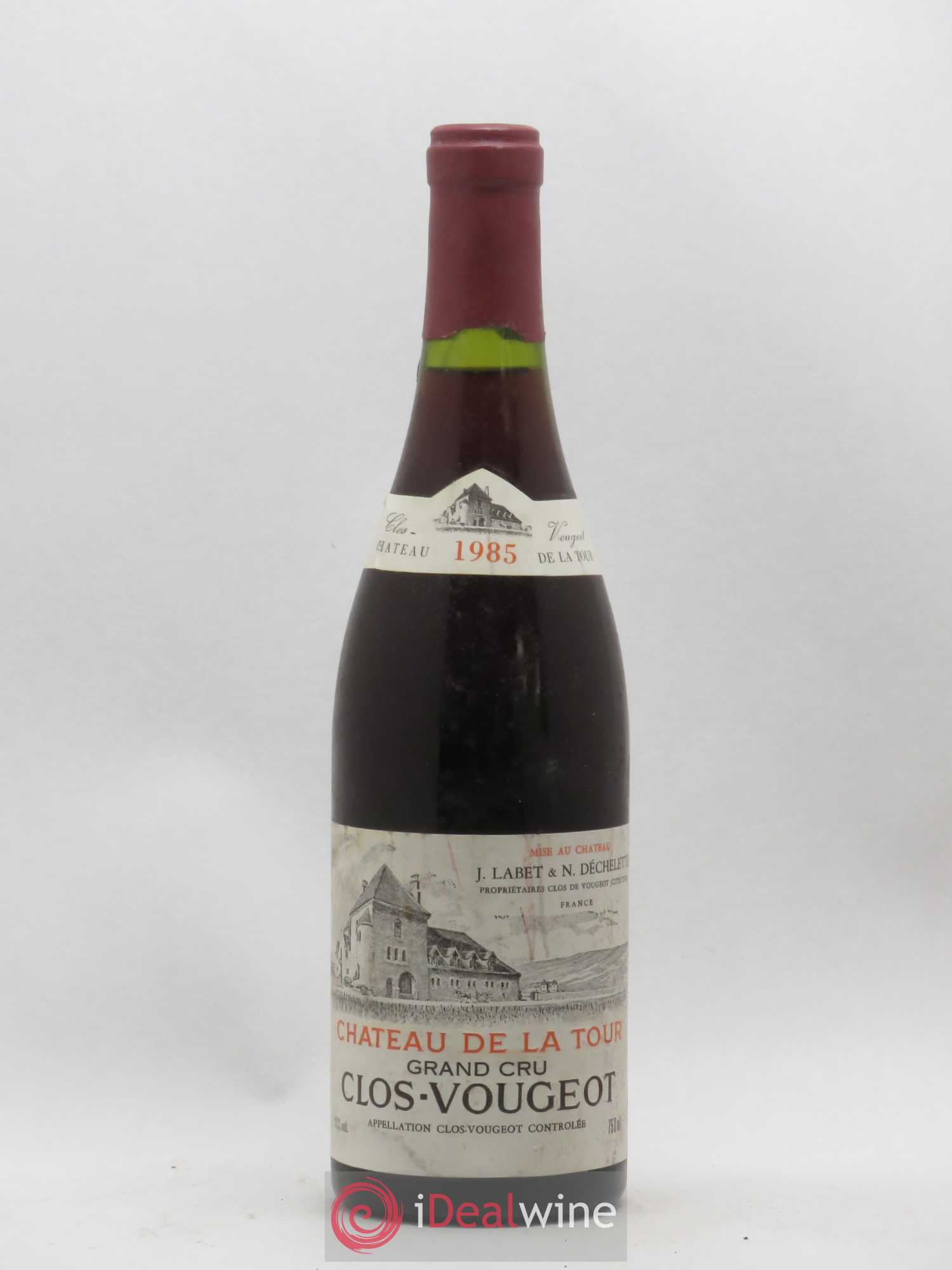 Clos de Vougeot Grand Cru Château de La Tour 1985 - Lot de 1 bouteille - 0