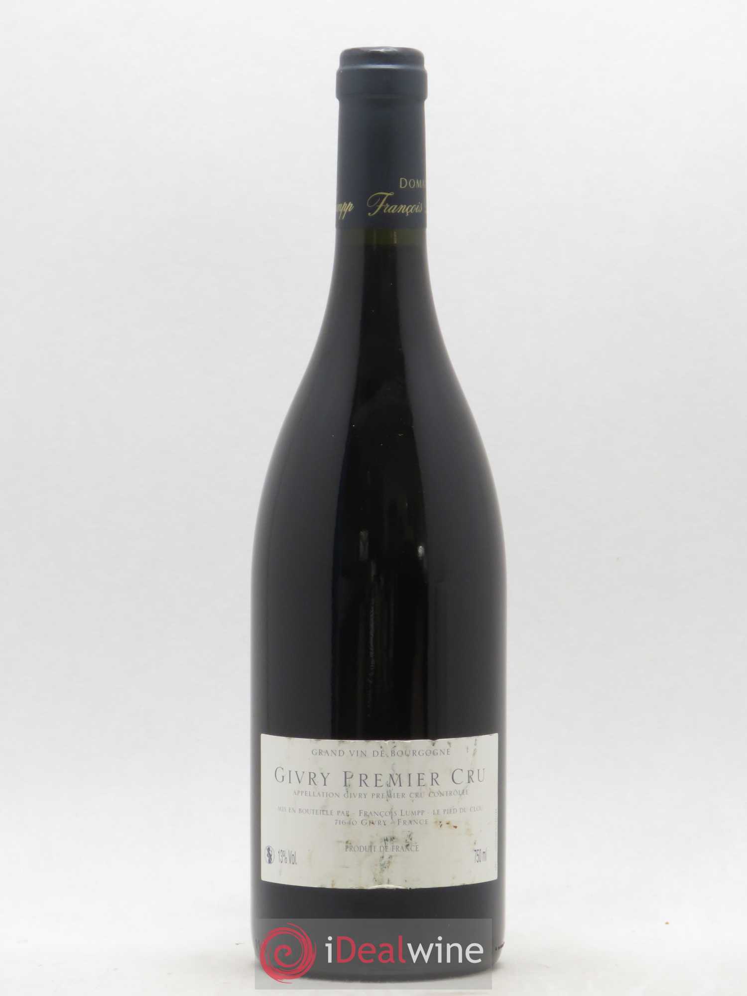 Givry 1er Cru Clos Jus François Lumpp (Domaine) 2006 - Lot de 1 bouteille - 1