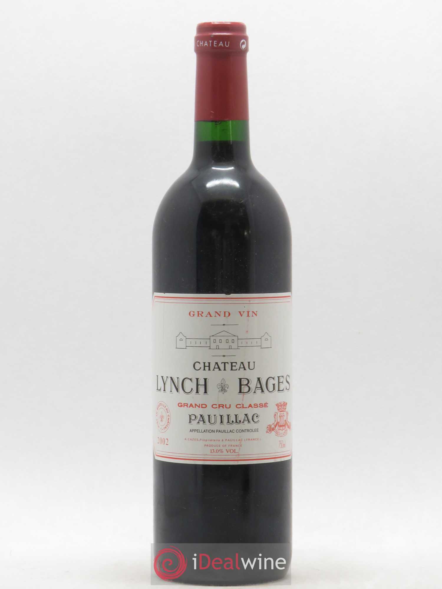 Château Lynch Bages 5ème Grand Cru Classé 2002 - Lot de 1 bouteille - 0