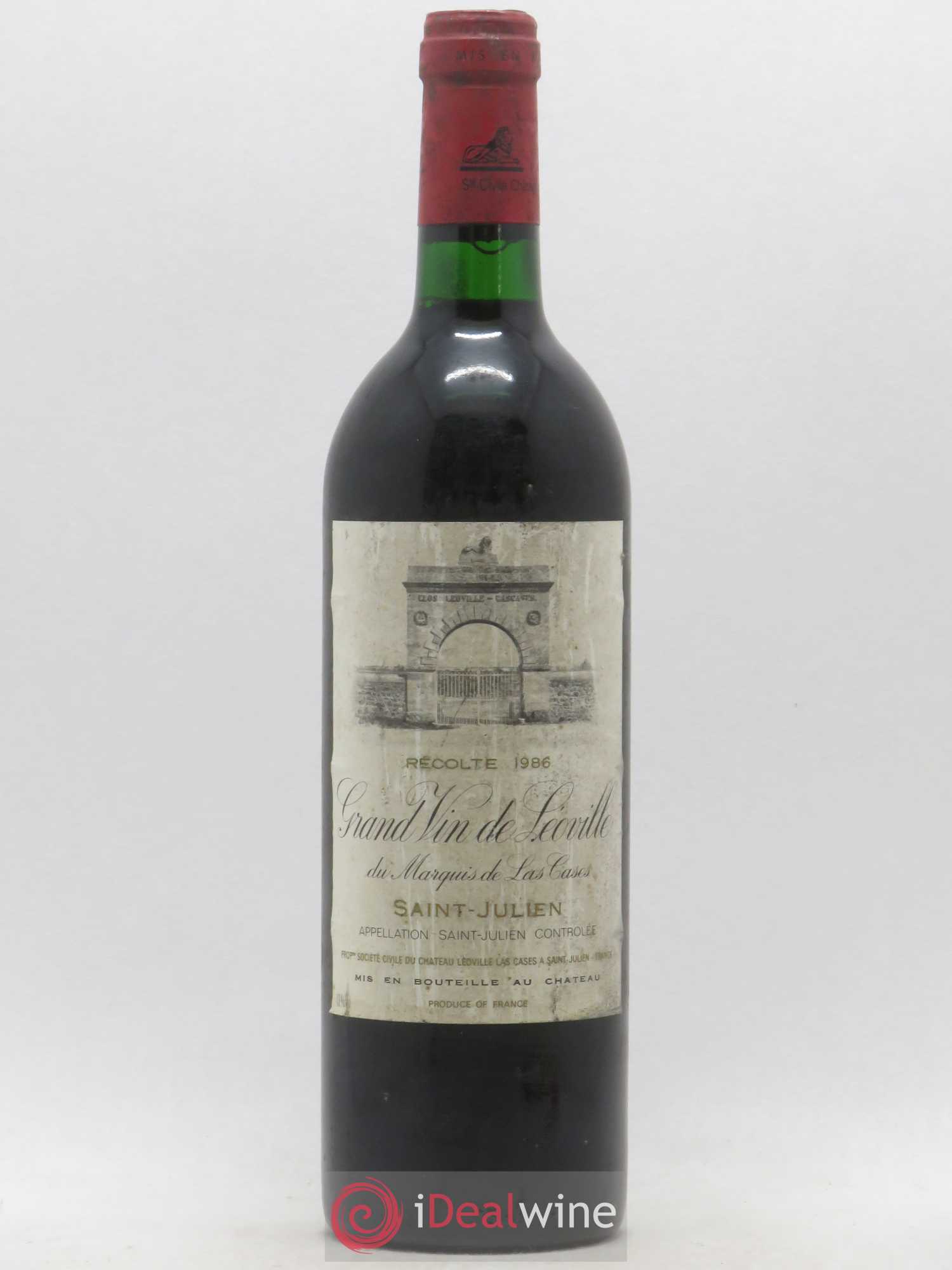 Château Léoville Las Cases 2ème Grand Cru Classé 1986 - Posten von 1 Flasche - 0