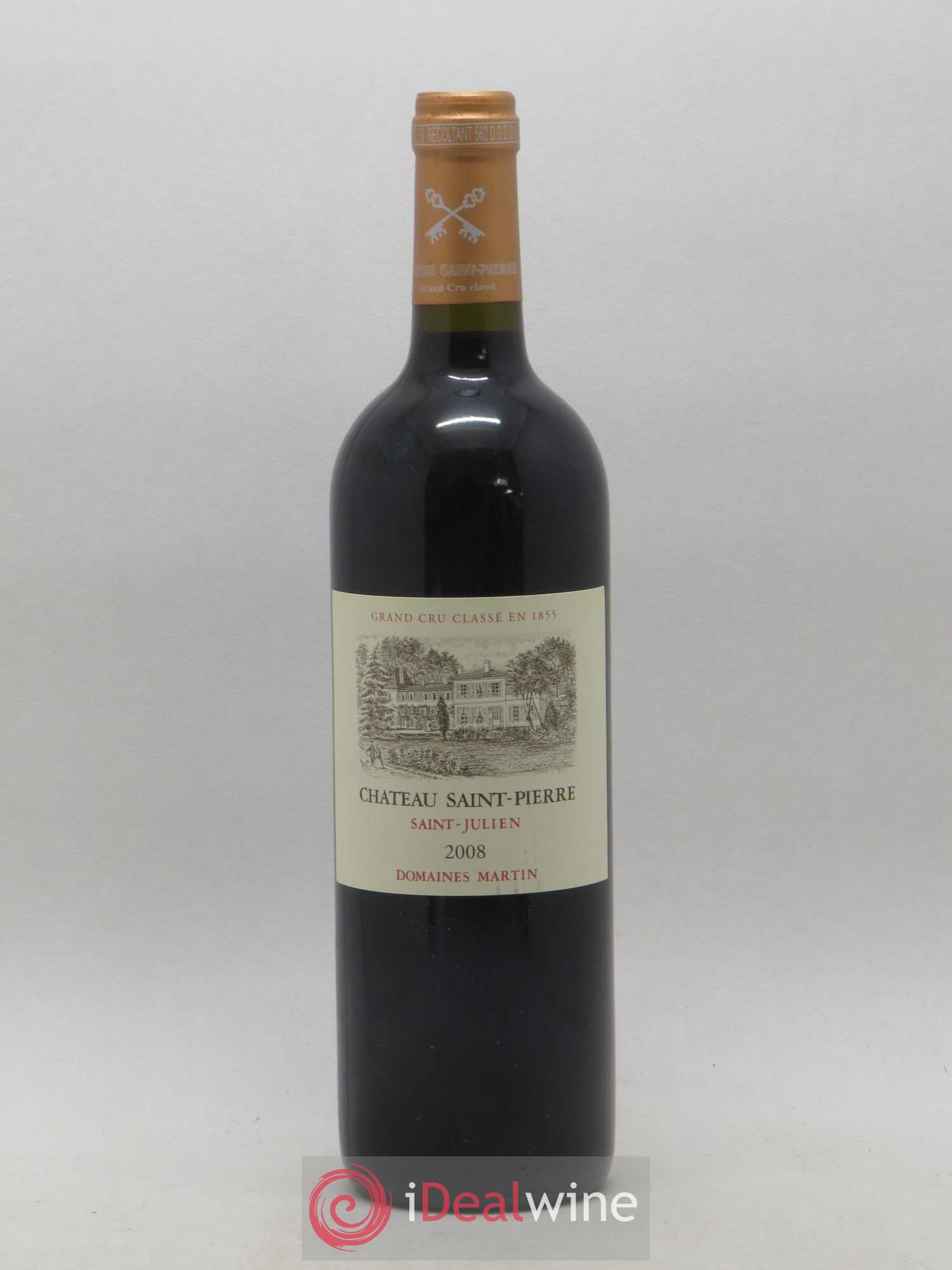 Château Saint-Pierre 4ème Grand Cru Classé 2008 - Lot de 1 bouteille - 0