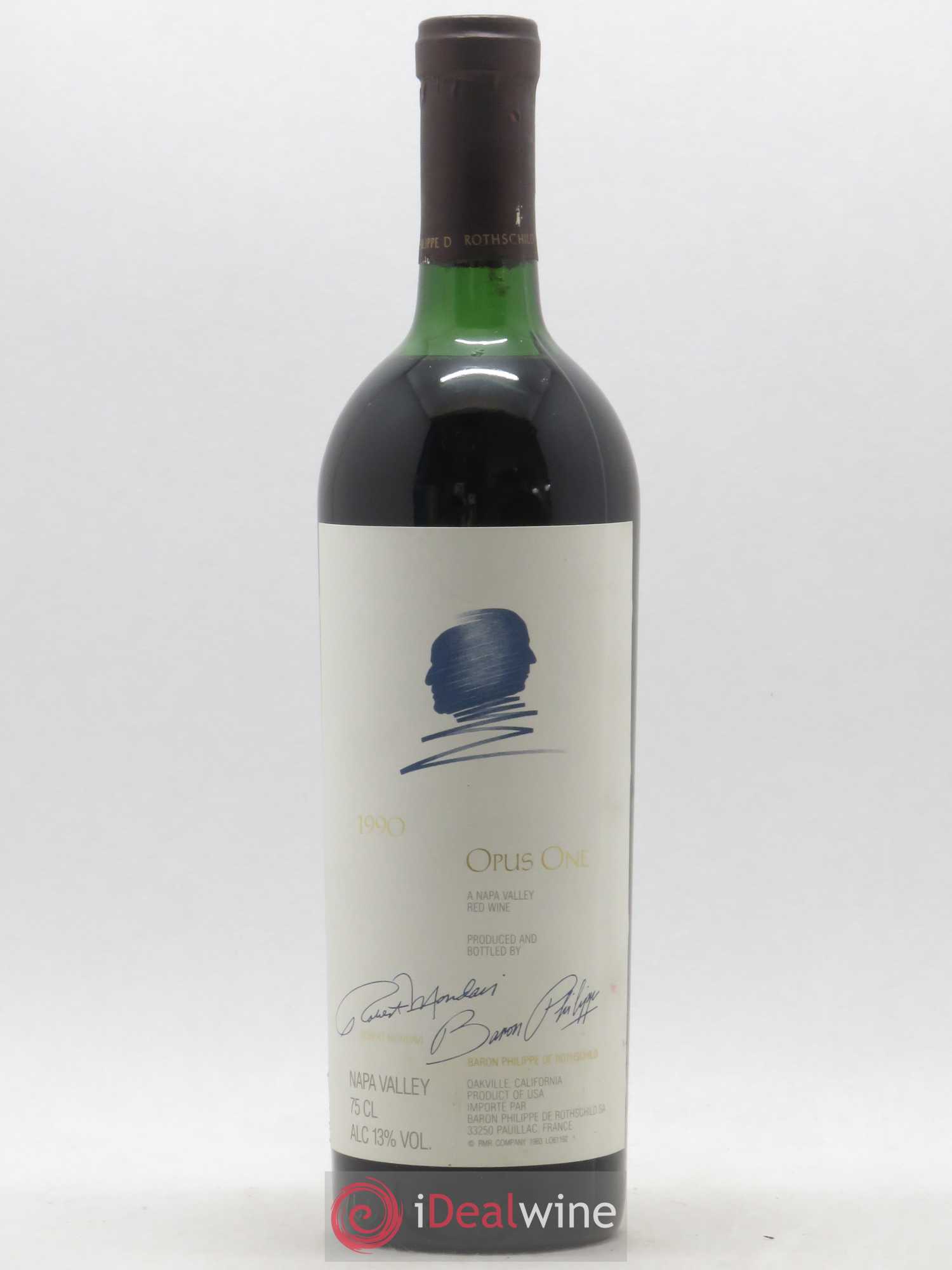 Napa Valley Opus One Robert Mondavi 1990 - Lot de 1 bouteille - 0