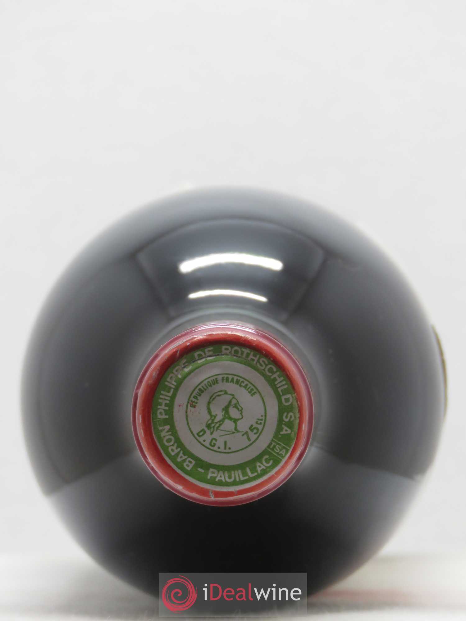 Château Mouton Rothschild 1er Grand Cru Classé 1989 - Lot de 1 bouteille - 2