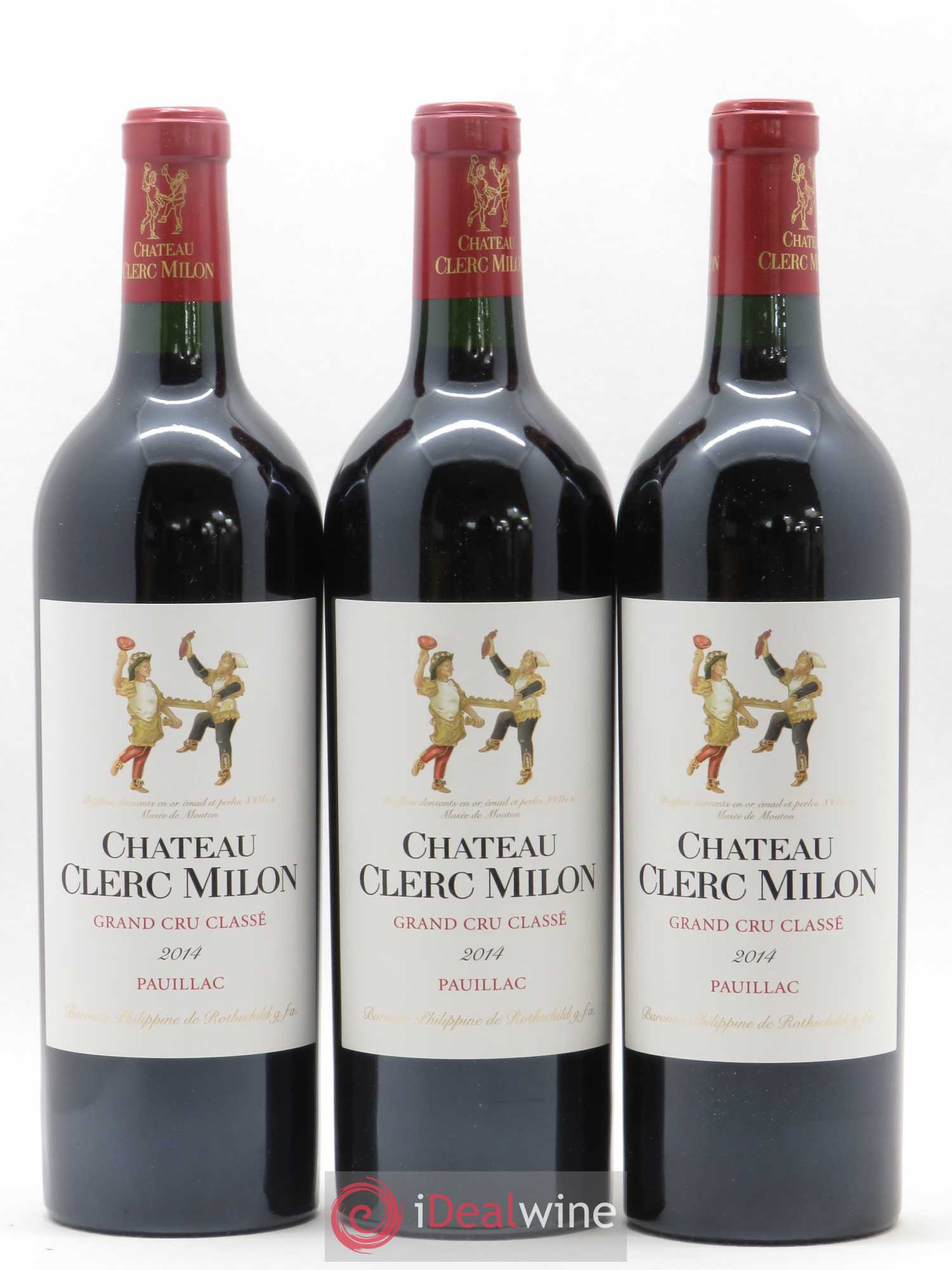 Château Clerc Milon 5ème Grand Cru Classé 2014 - Lot de 6 bouteilles - 1