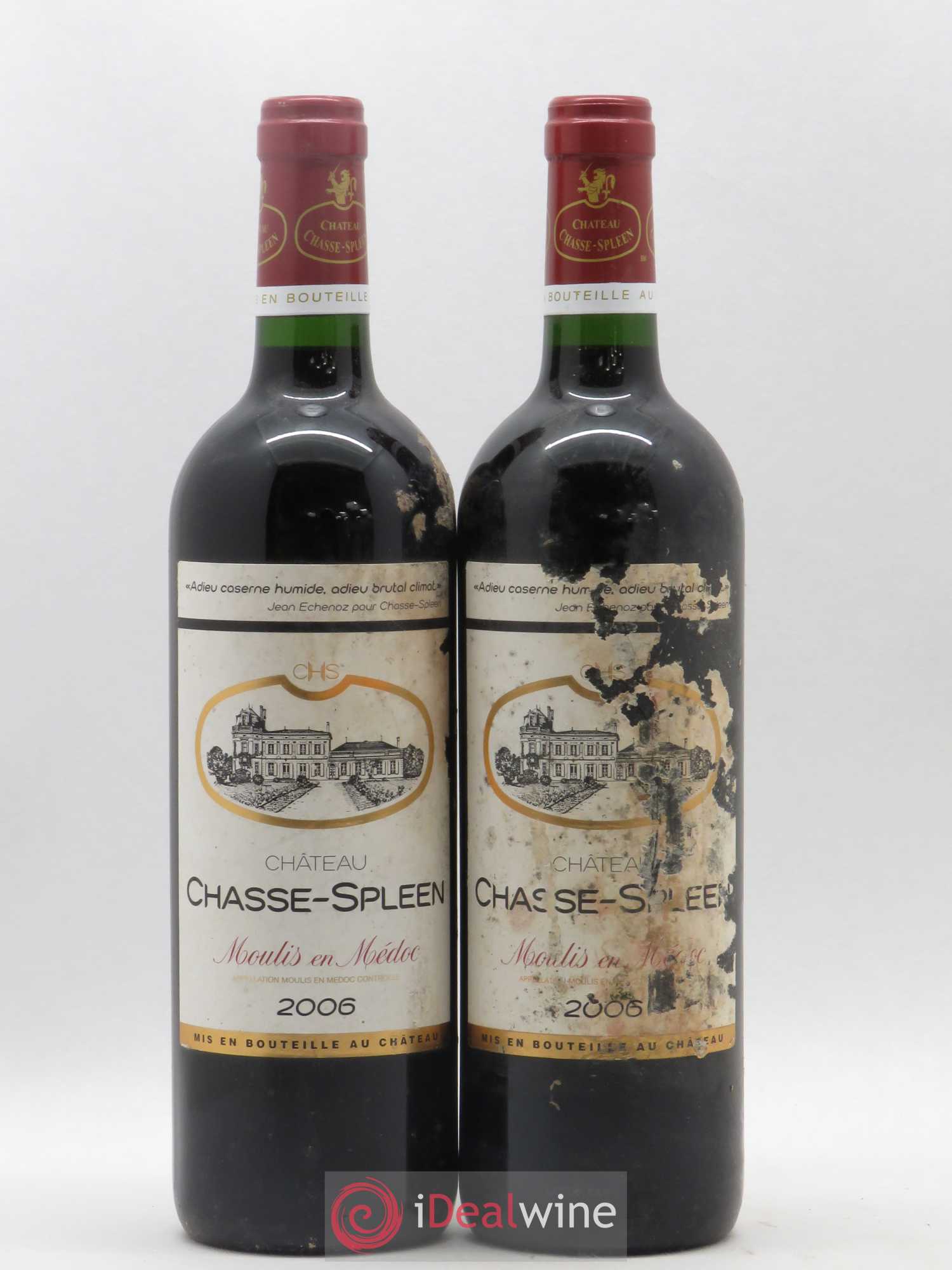 Château Chasse Spleen 2006 - Lot de 2 bouteilles - 0