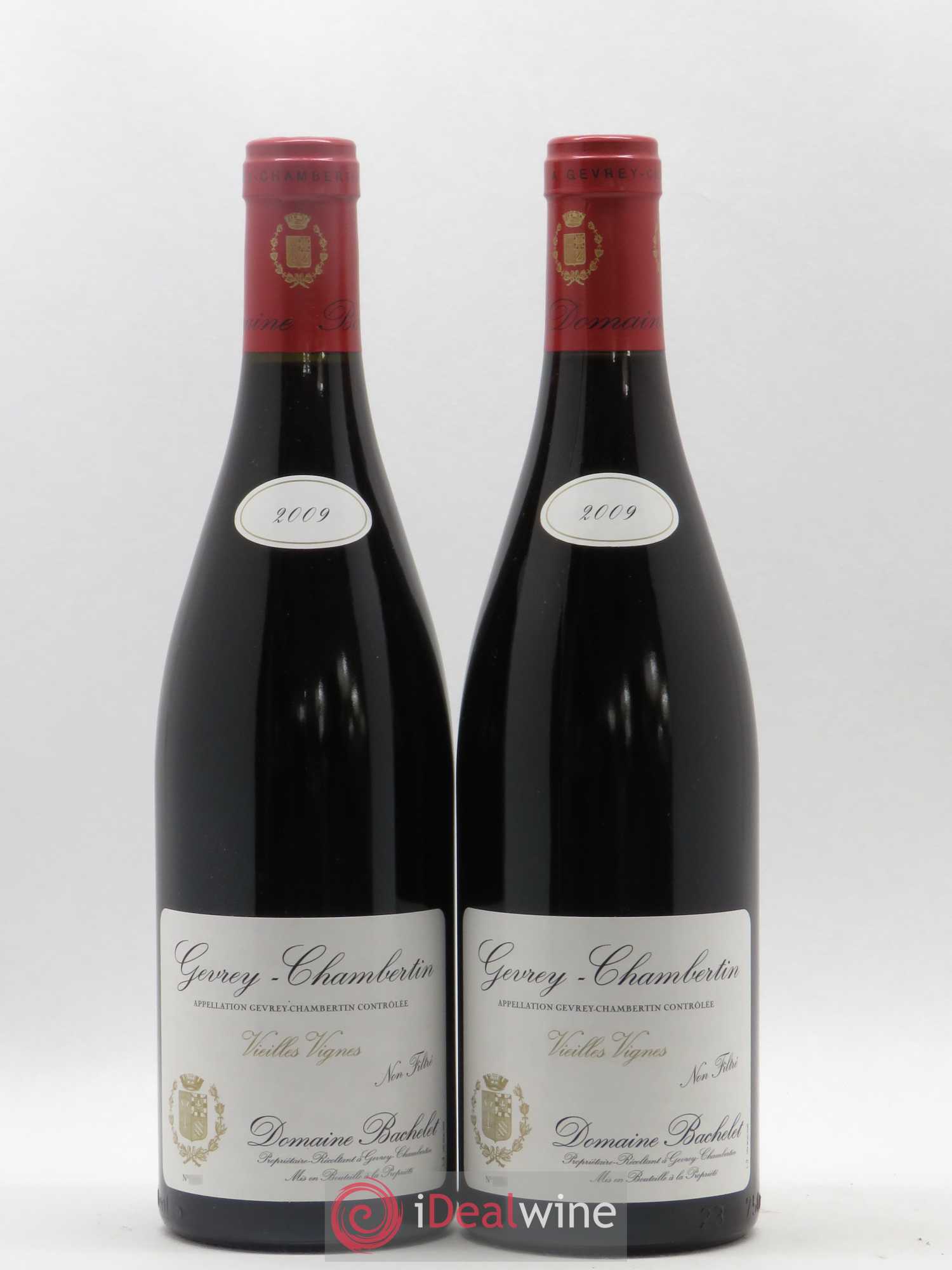 Gevrey-Chambertin Vieilles Vignes Denis Bachelet (Domaine) 2009 - Lot de 2 bouteilles - 0