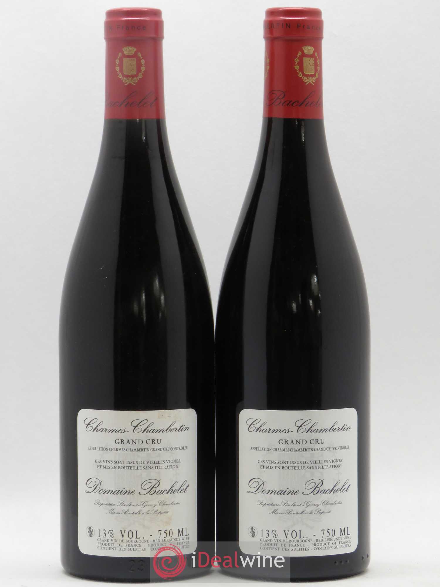 Charmes-Chambertin Grand Cru Vieilles Vignes Denis Bachelet (Domaine) 2009 - Lot de 2 bouteilles - 1