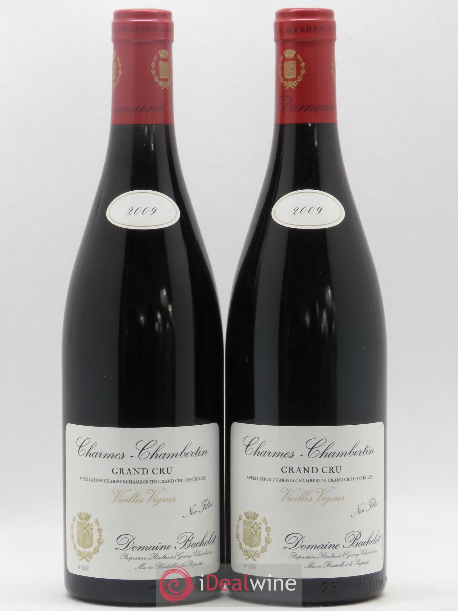 Charmes-Chambertin Grand Cru Vieilles Vignes Denis Bachelet (Domaine) 2009 - Lot de 2 bouteilles - 0