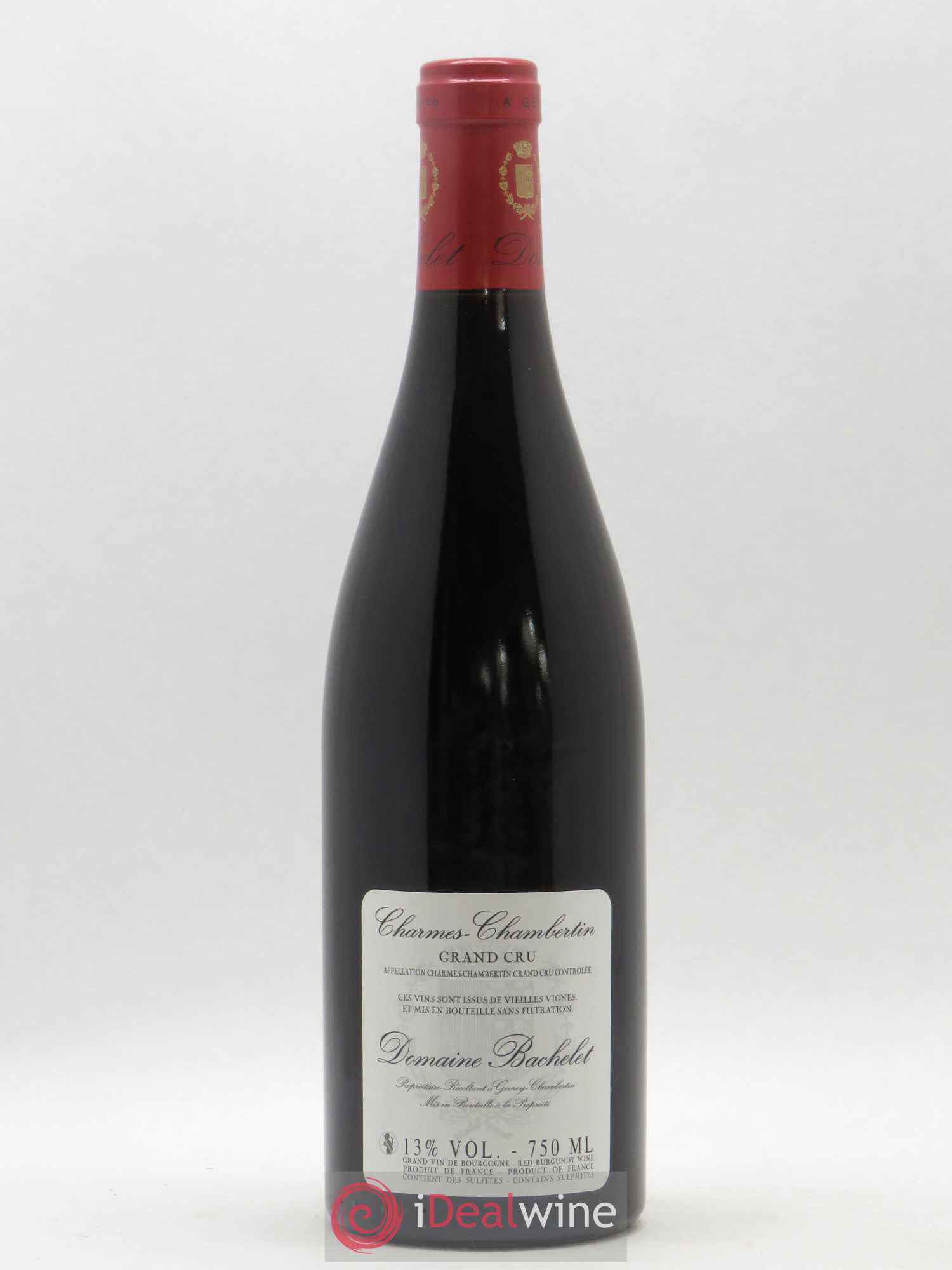 Charmes-Chambertin Grand Cru Vieilles Vignes Denis Bachelet (Domaine) 2009 - Lot de 1 bouteille - 1