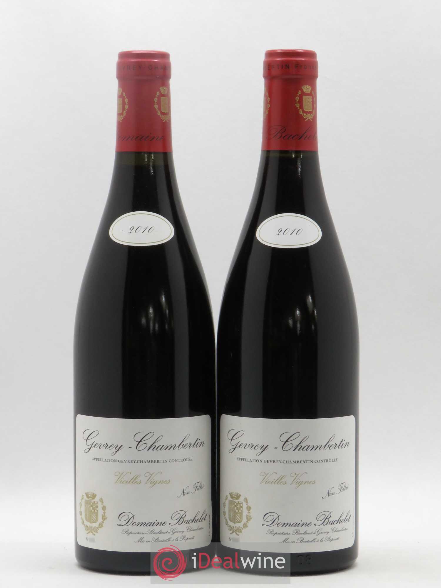 Gevrey-Chambertin Vieilles Vignes Denis Bachelet (Domaine) 2010 - Lot de 2 bouteilles - 0
