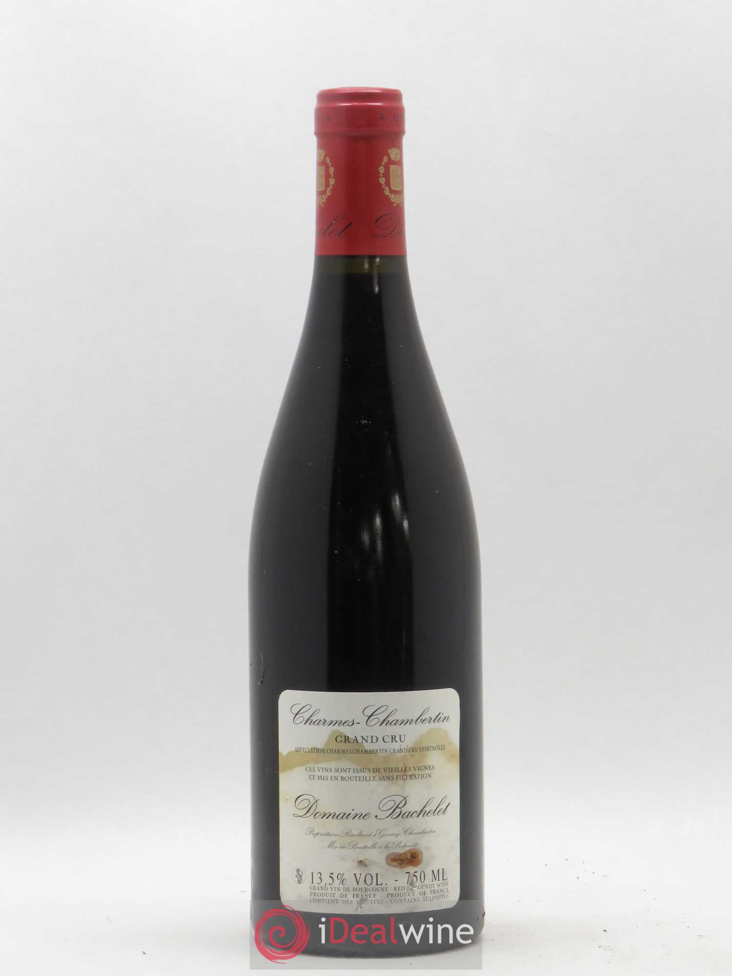 Charmes-Chambertin Grand Cru Vieilles Vignes Denis Bachelet (Domaine) 2010 - Lot de 1 bouteille - 1