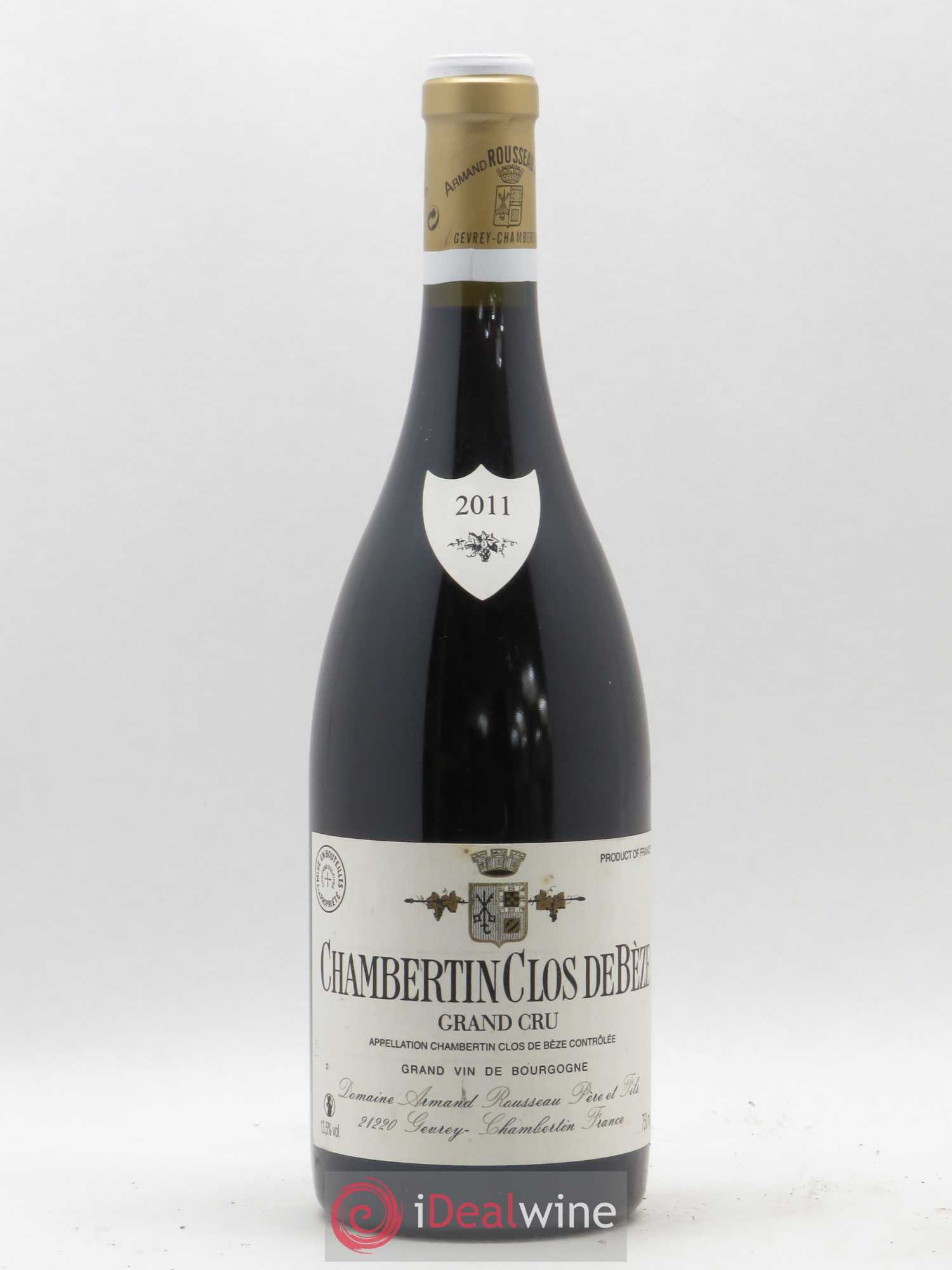 Chambertin Clos de Bèze Grand Cru Armand Rousseau (Domaine) 2011 - Lot de 1 bouteille - 0