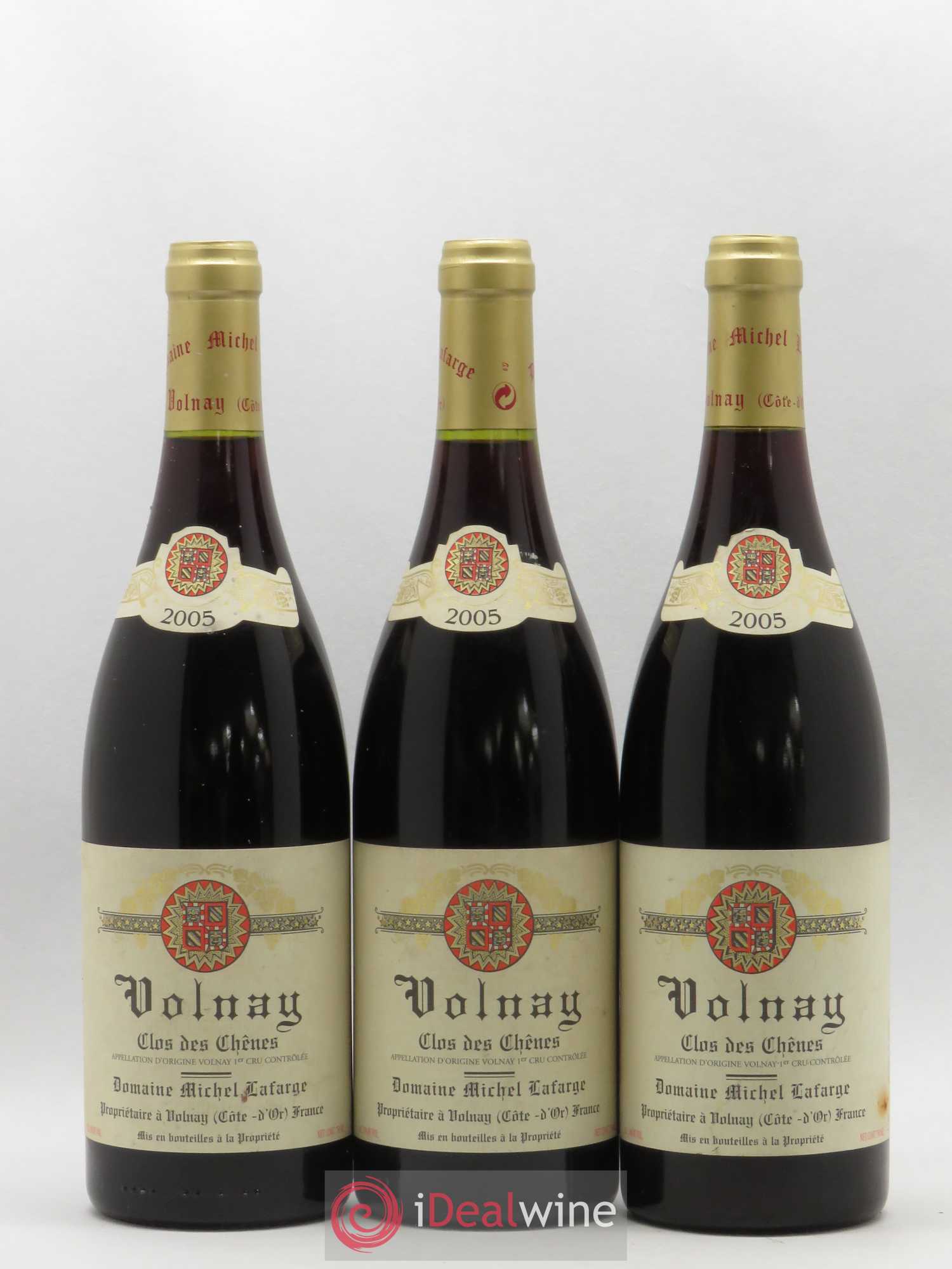Volnay 1er Cru Clos des Chênes Lafarge (Domaine) 2005 - Lot de 3 bouteilles - 0