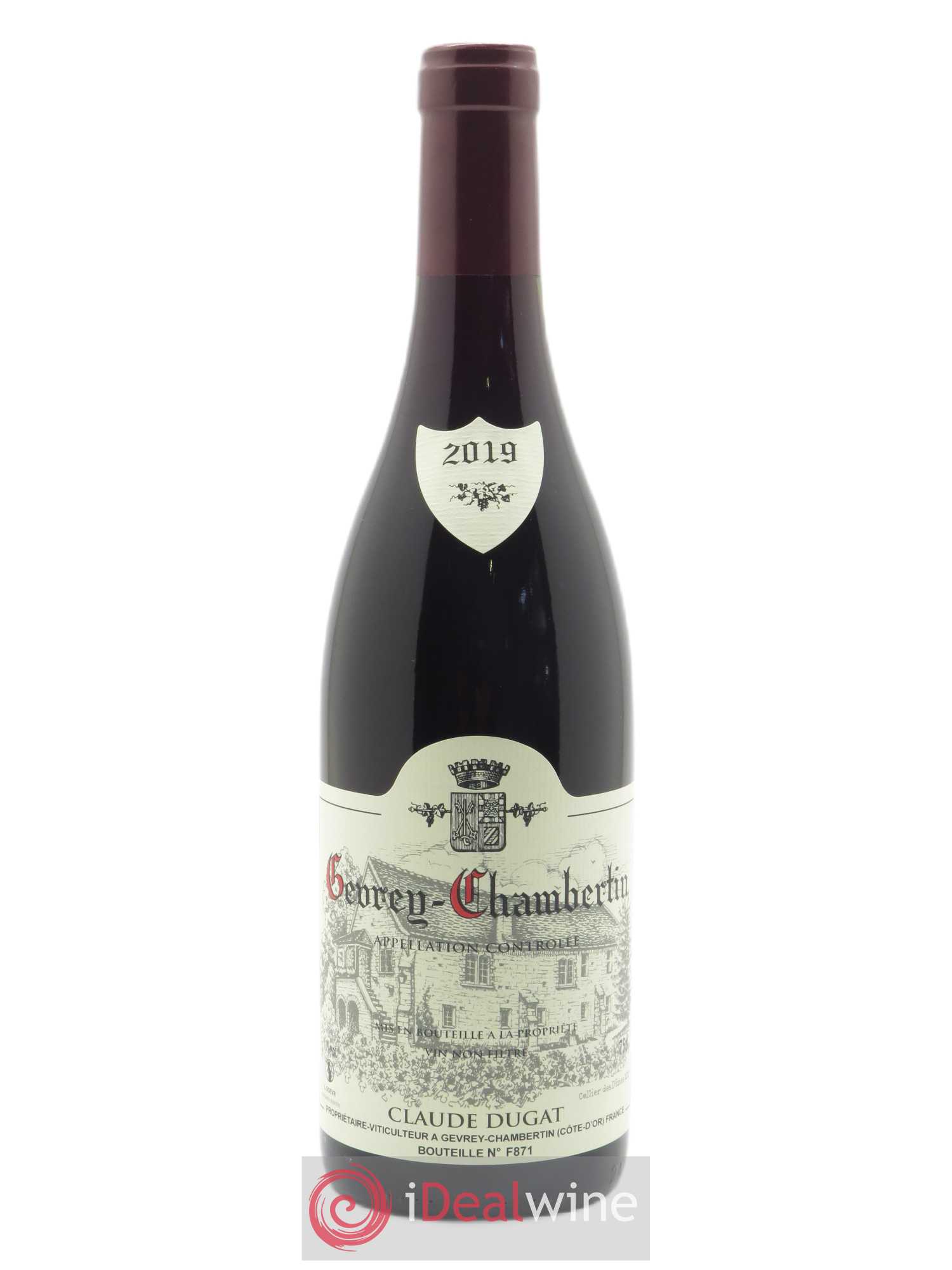 Gevrey-Chambertin Claude Dugat 2019 - Lot de 1 bouteille - 0