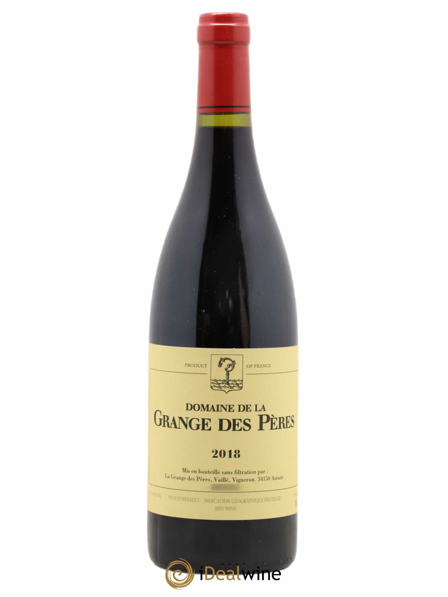 Pays d'Hérault Grange des Pères Laurent Vaillé 2018 - Lot de 1 bouteille - 0