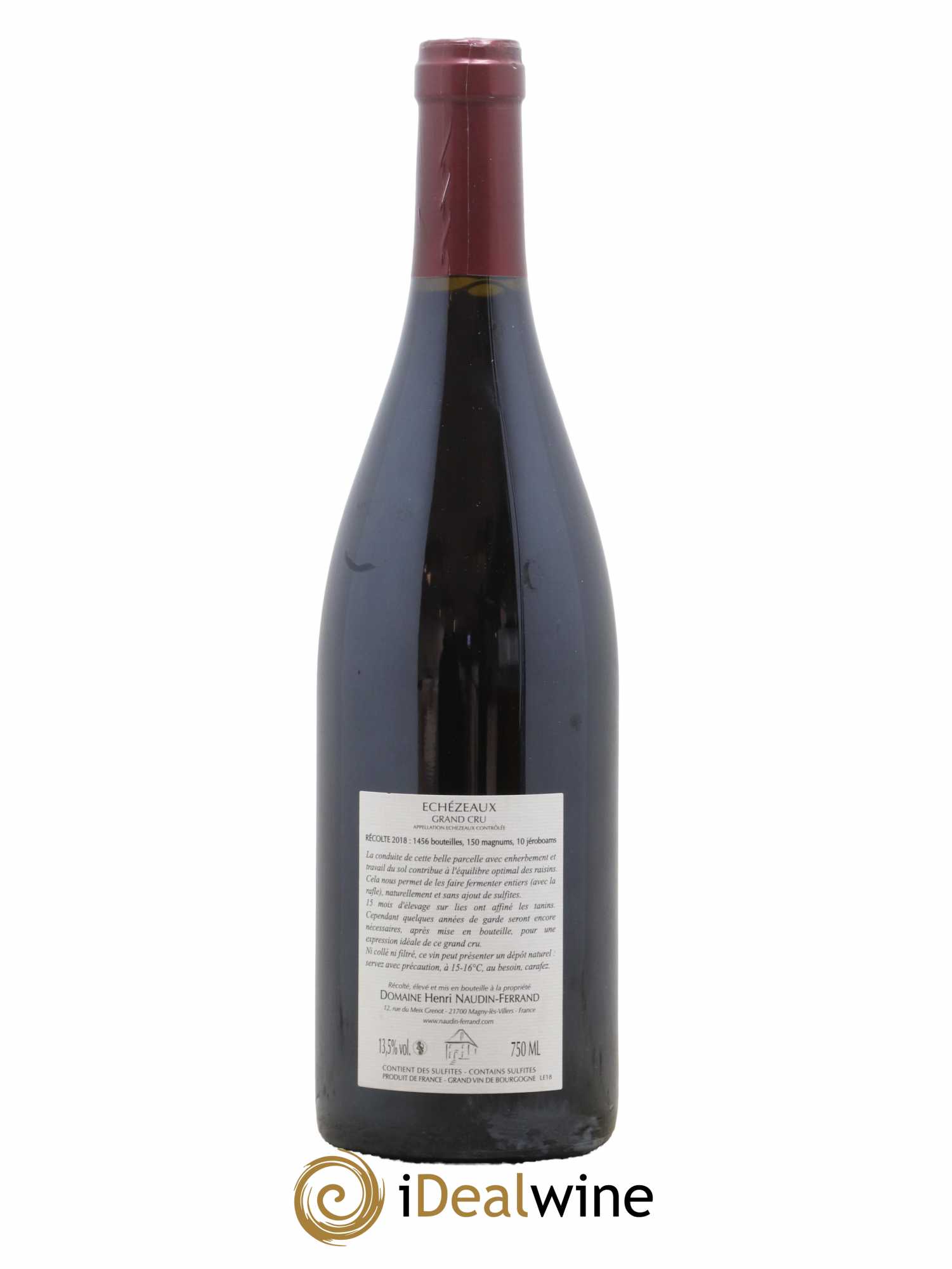 Echezeaux Grand Cru Naudin-Ferrand (Domaine) 2018 - Lot de 1 bouteille - 1