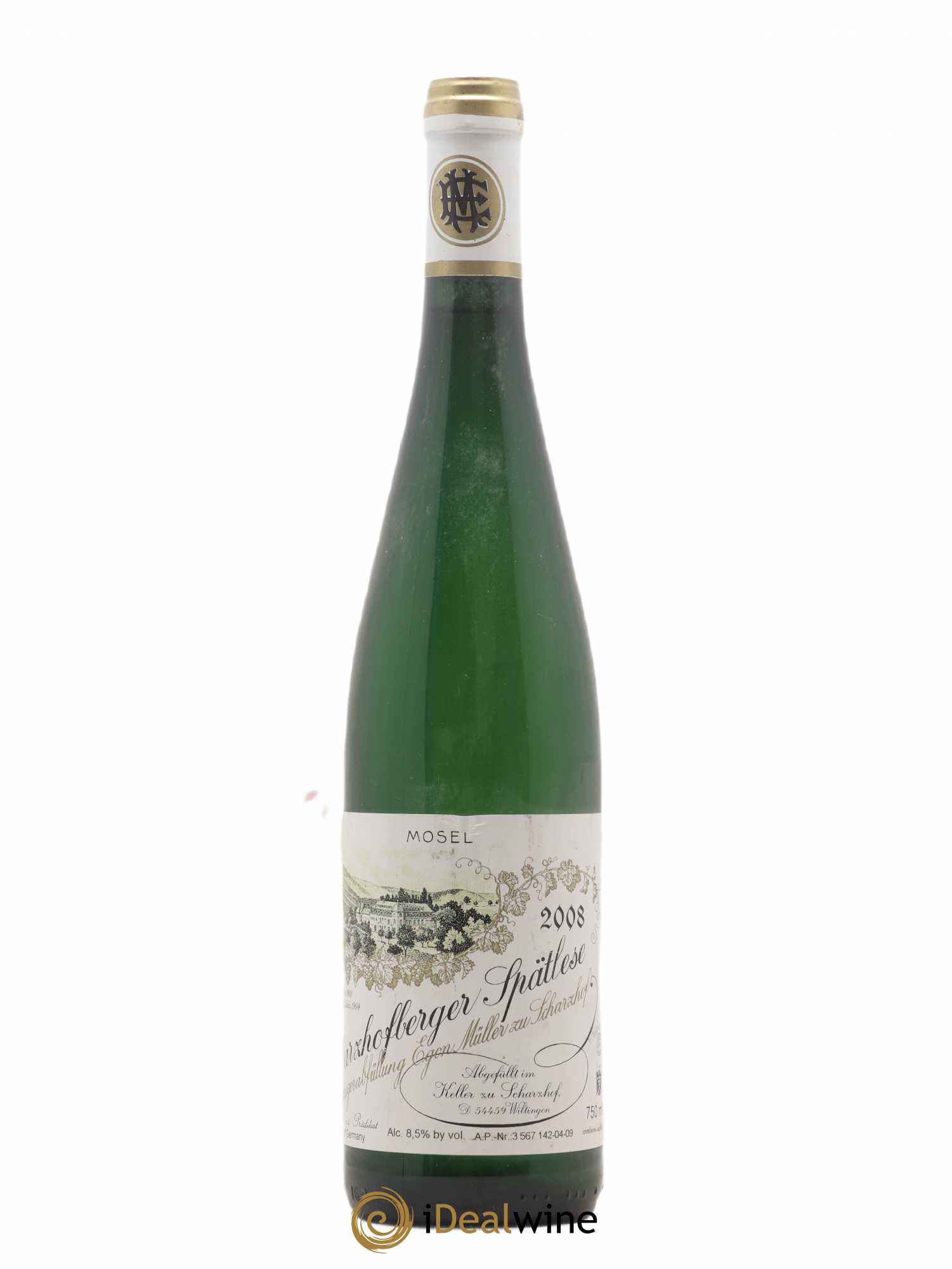 Riesling Scharzhofberger Spatlese Egon Muller 2008 - Posten von 1 Flasche - 0