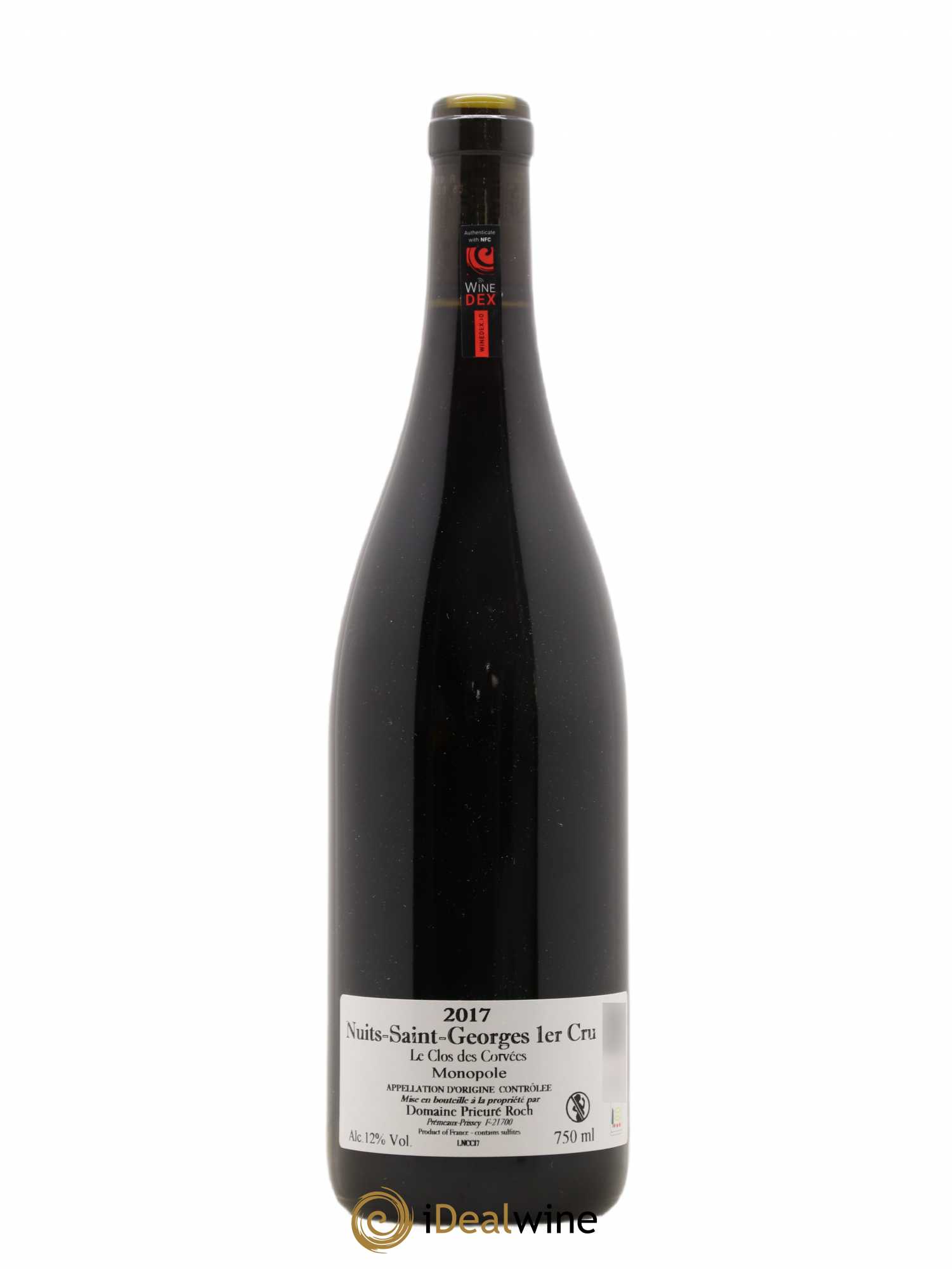 Nuits-Saint-Georges 1er Cru Le Clos des Corvées Prieuré Roch 2017 - Lot de 1 bouteille - 1