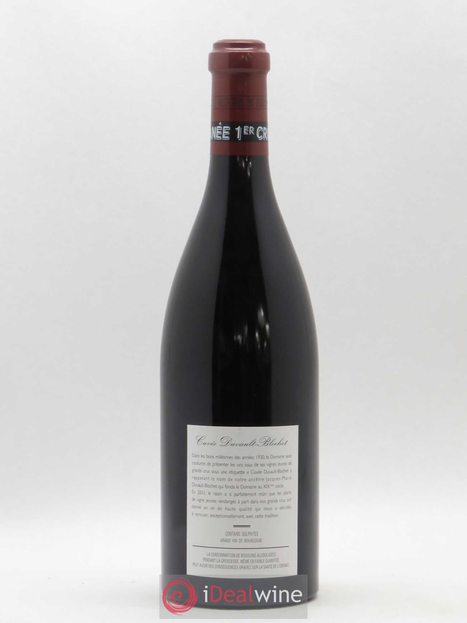 Vosne-Romanée 1er Cru Cuvée Duvault Blochet Domaine de la Romanée-Conti 2011 - Lot de 1 bouteille - 1