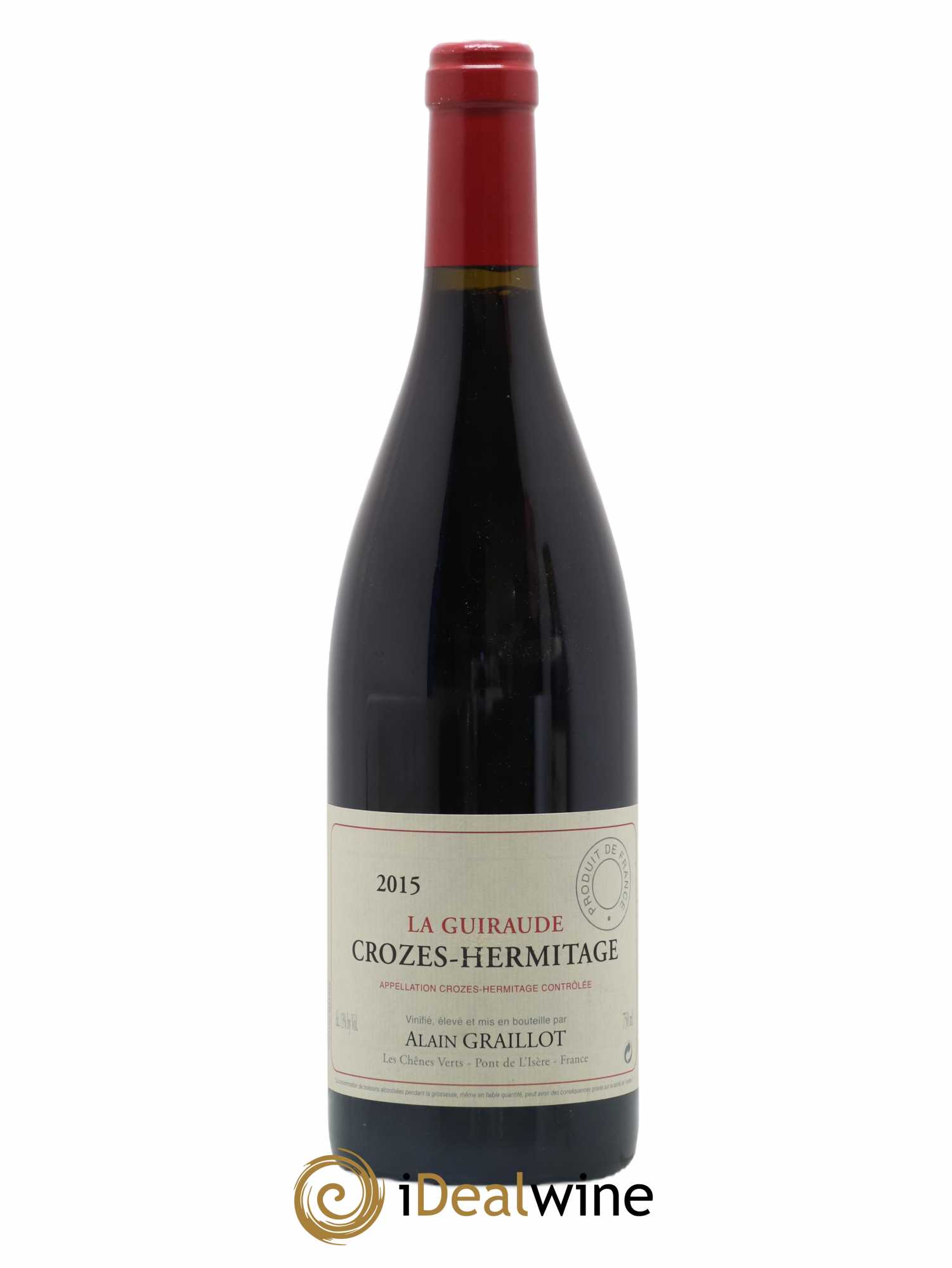 Crozes-Hermitage La Guiraude Domaine Graillot 2015 - Lot de 1 bouteille - 0