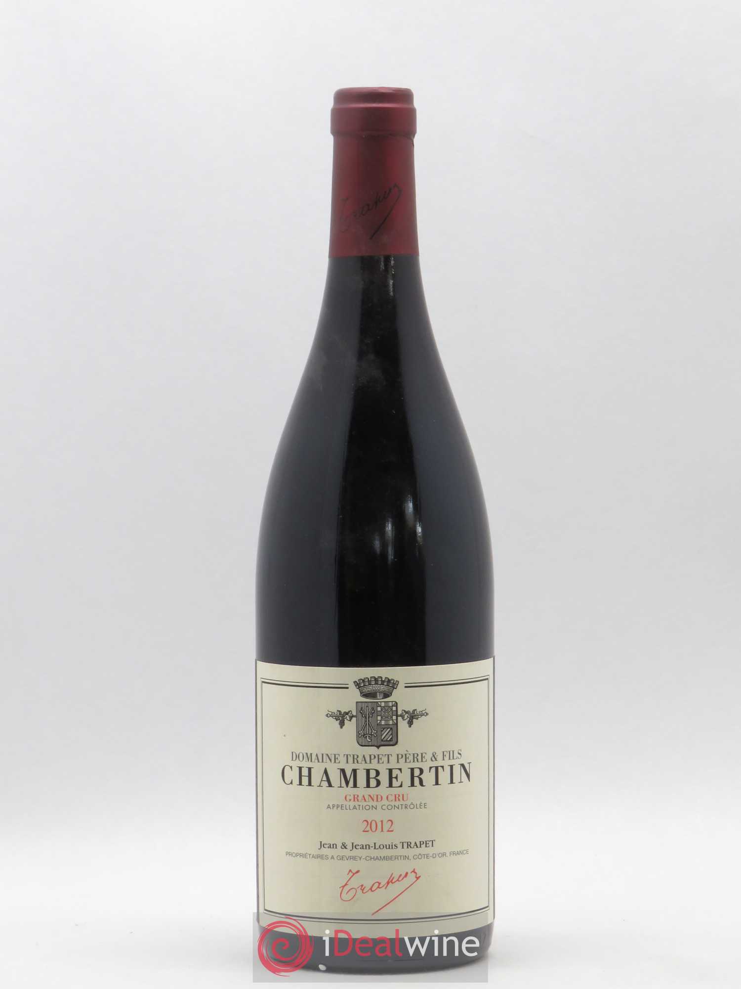 Chambertin Grand Cru Domaine Trapet 2012 - Lot de 1 bouteille - 0