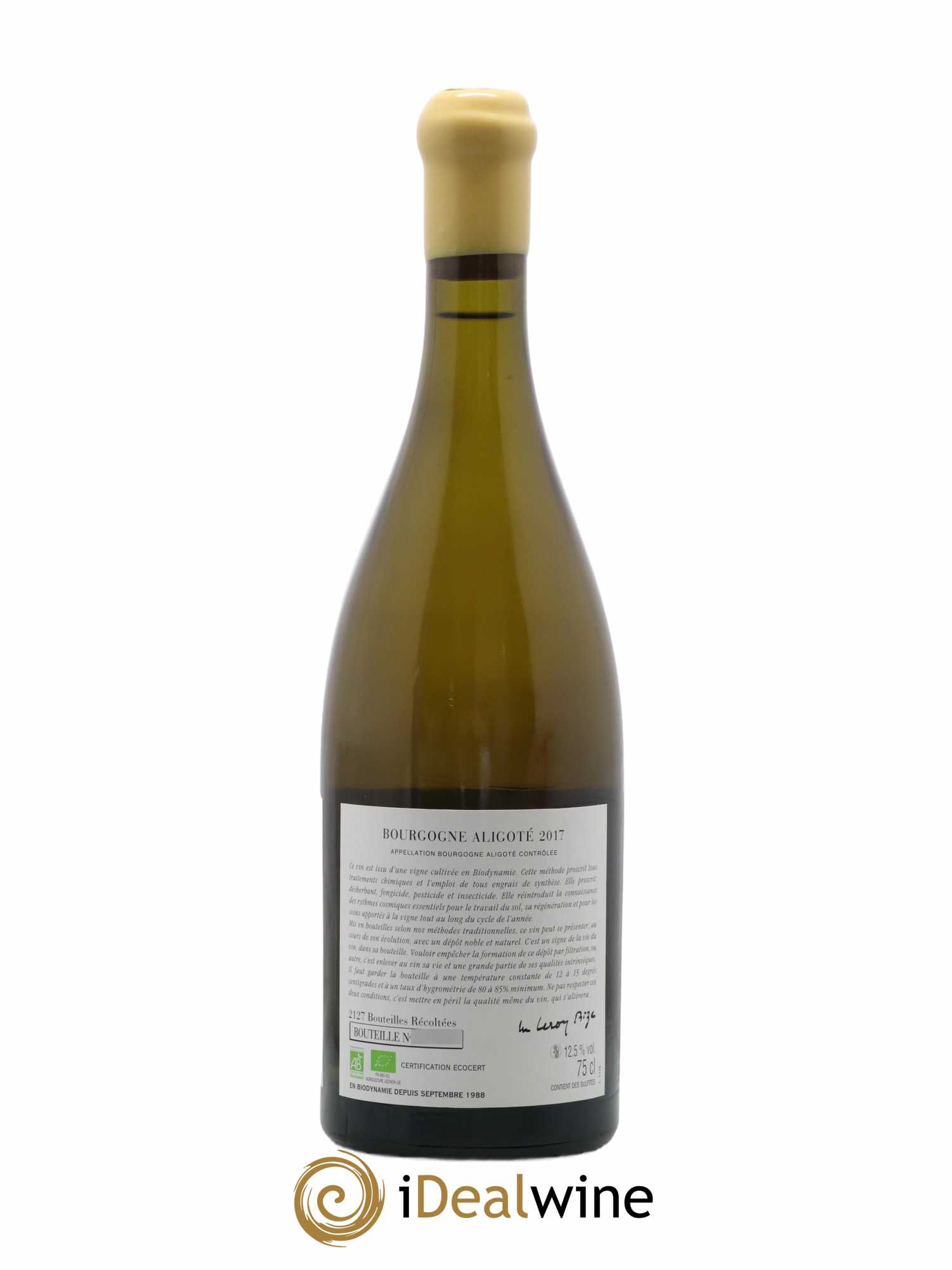 Bourgogne Aligoté Sous Chatelet d'Auvenay (Domaine) 2017 - Lot de 1 bouteille - 1