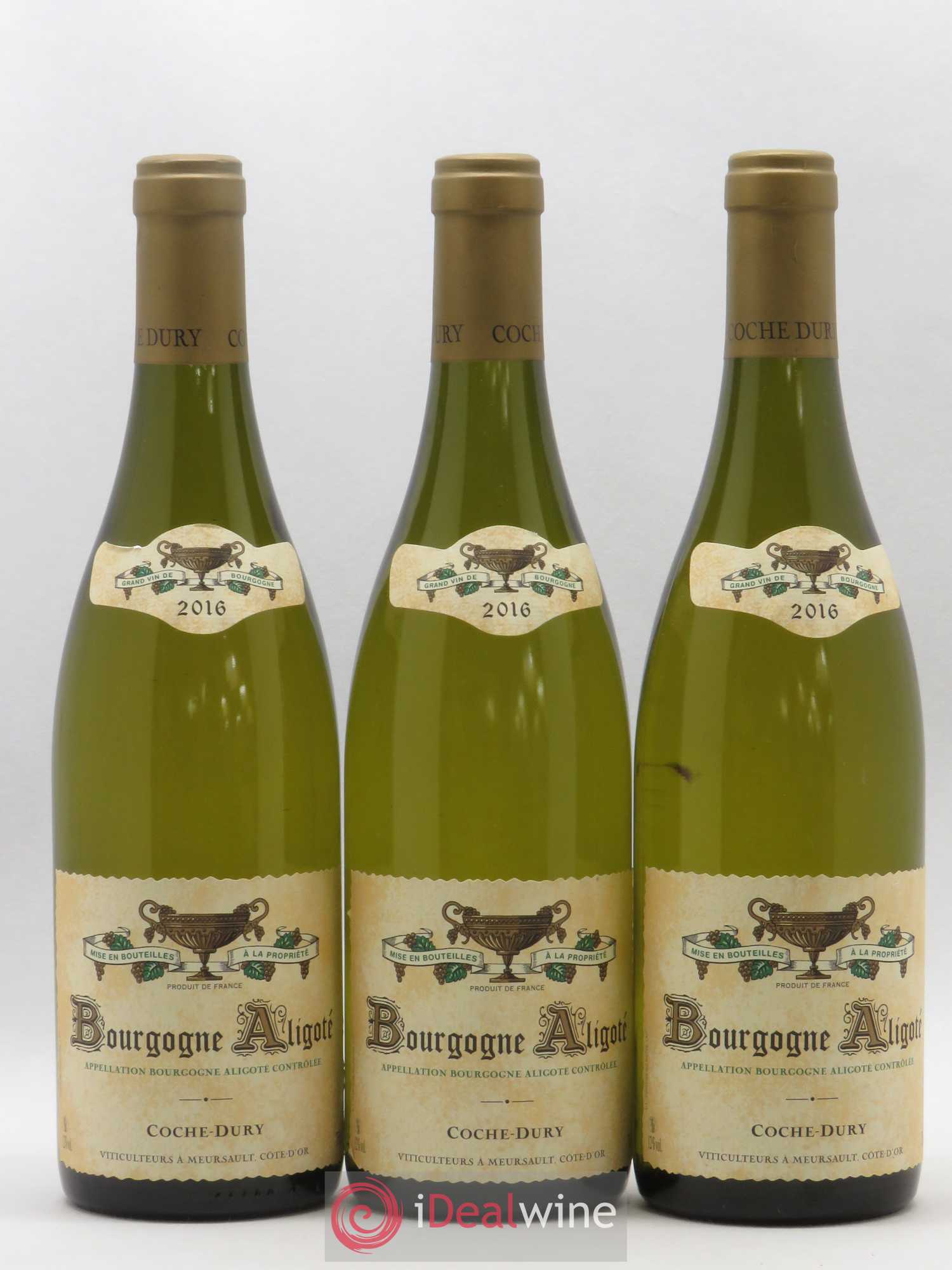 Bourgogne Aligoté Coche Dury (Domaine) 2016 - Lot de 3 bouteilles - 0