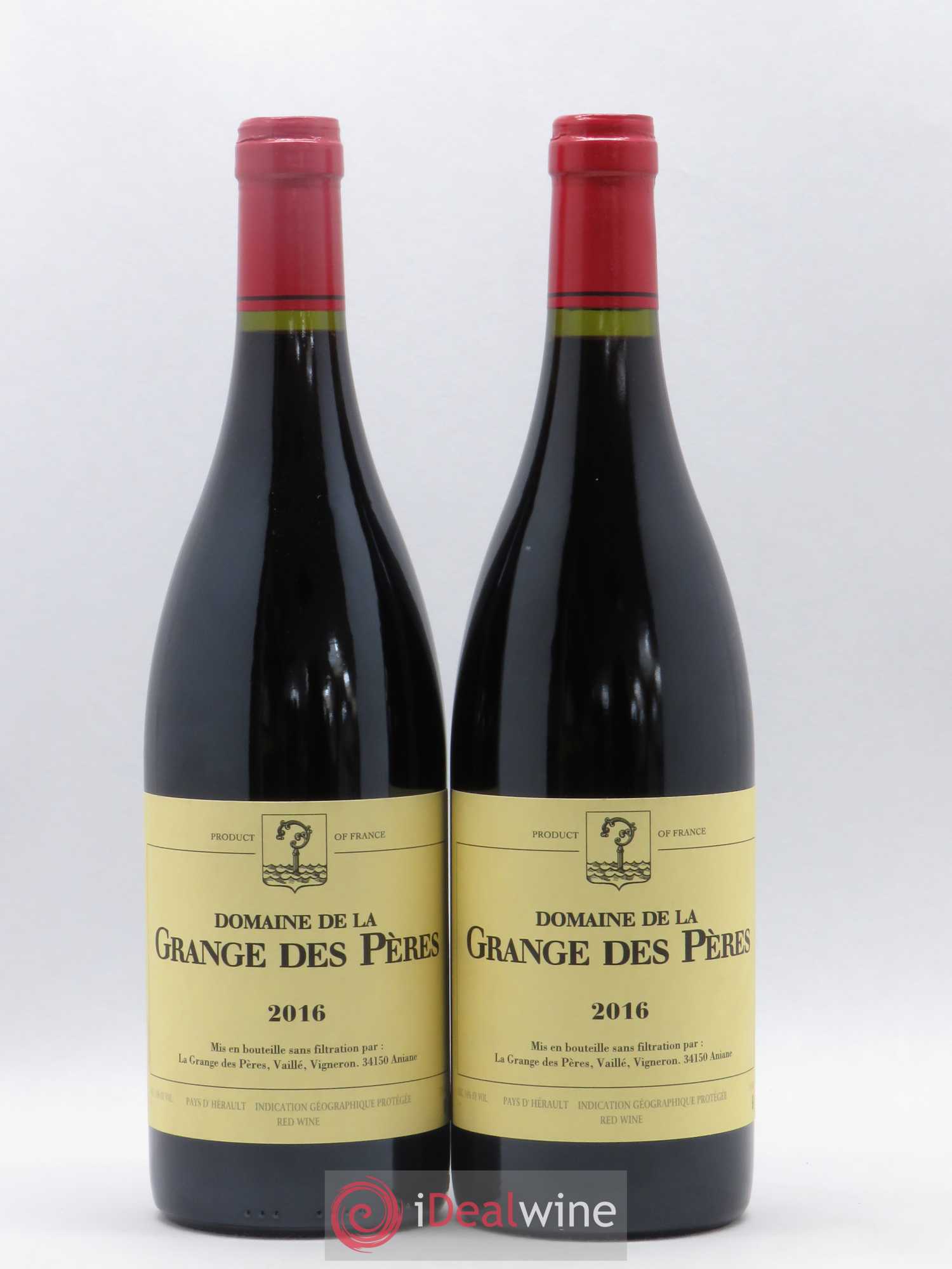 Pays d'Hérault Grange des Pères Laurent Vaillé 2016 - Lot de 2 bouteilles - 0