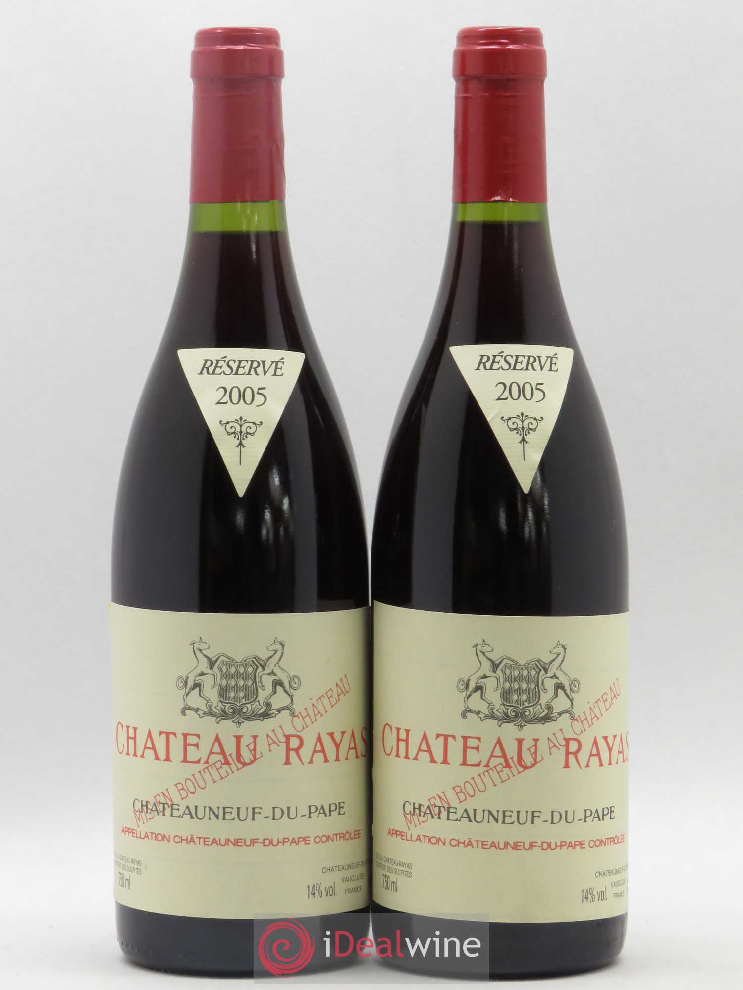 Châteauneuf-du-Pape Château Rayas Emmanuel Reynaud 2005 - Lot de 2 bouteilles - 0
