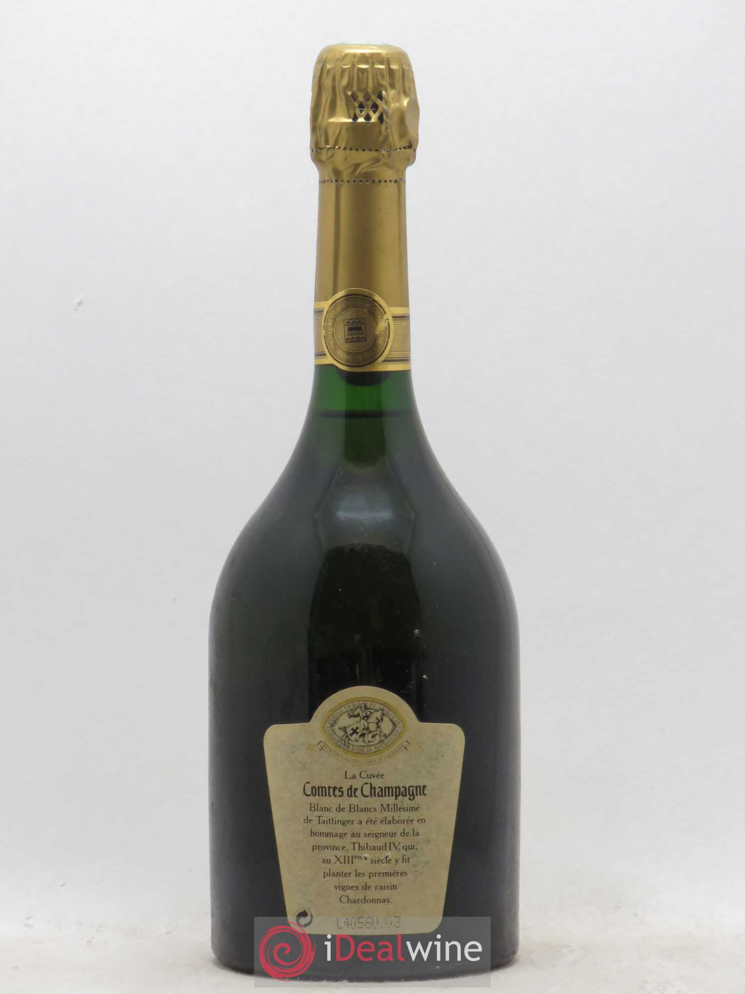 Comtes de Champagne Taittinger 1986 - Lot de 1 bouteille - 1